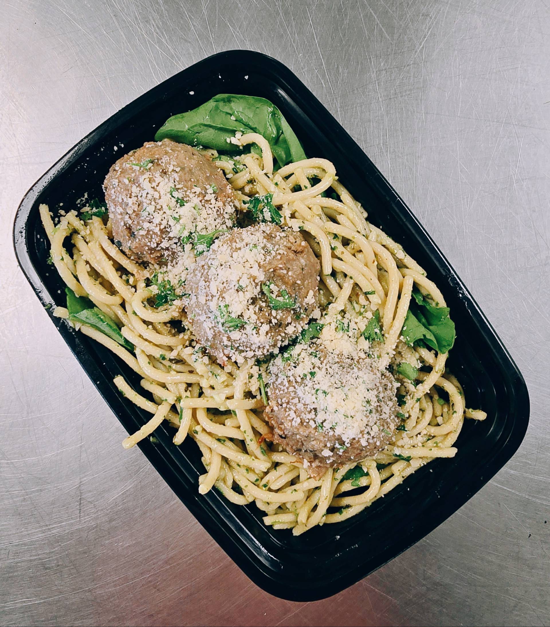 Pesto Turkey Meatballs