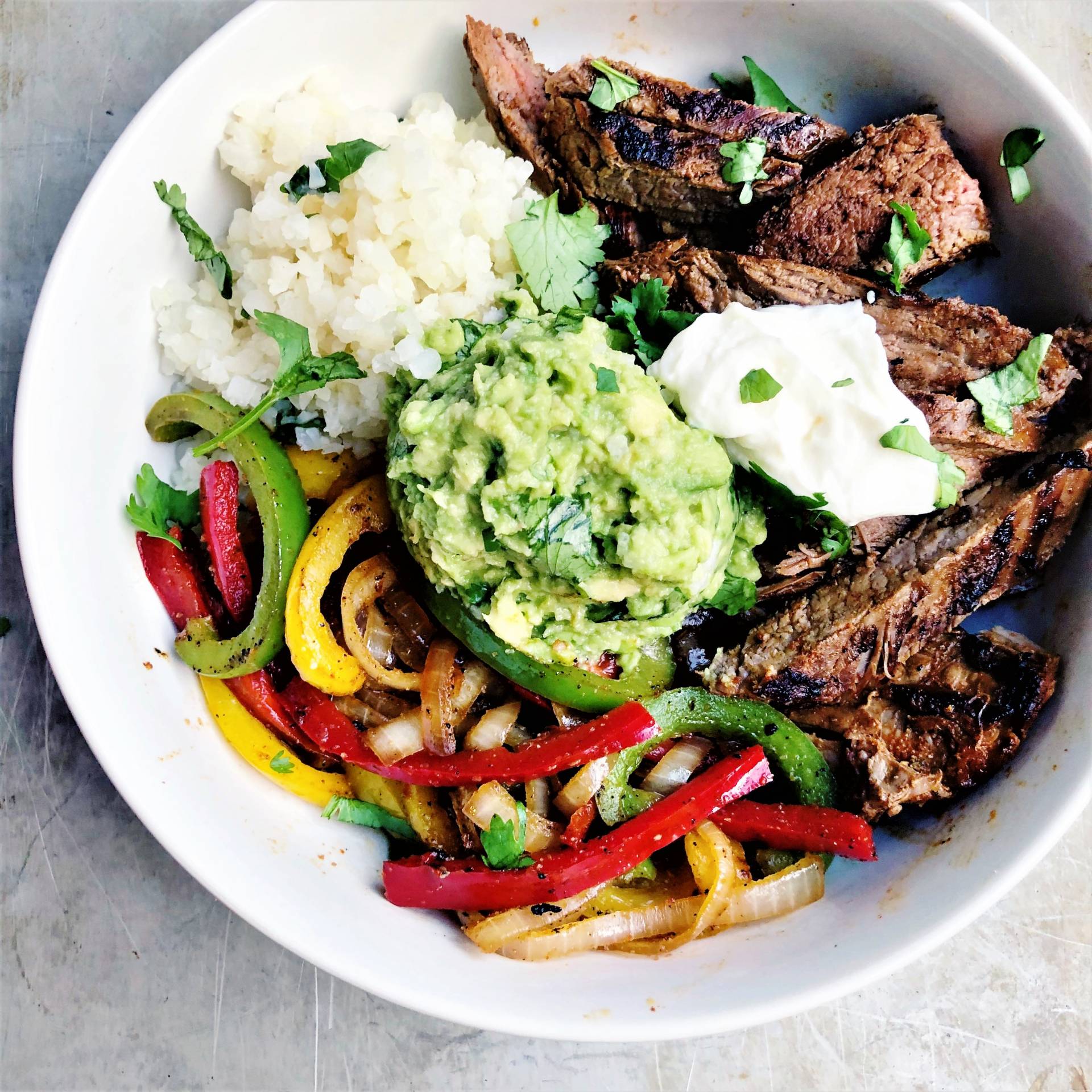 Steak Fajitas [Low Carb]