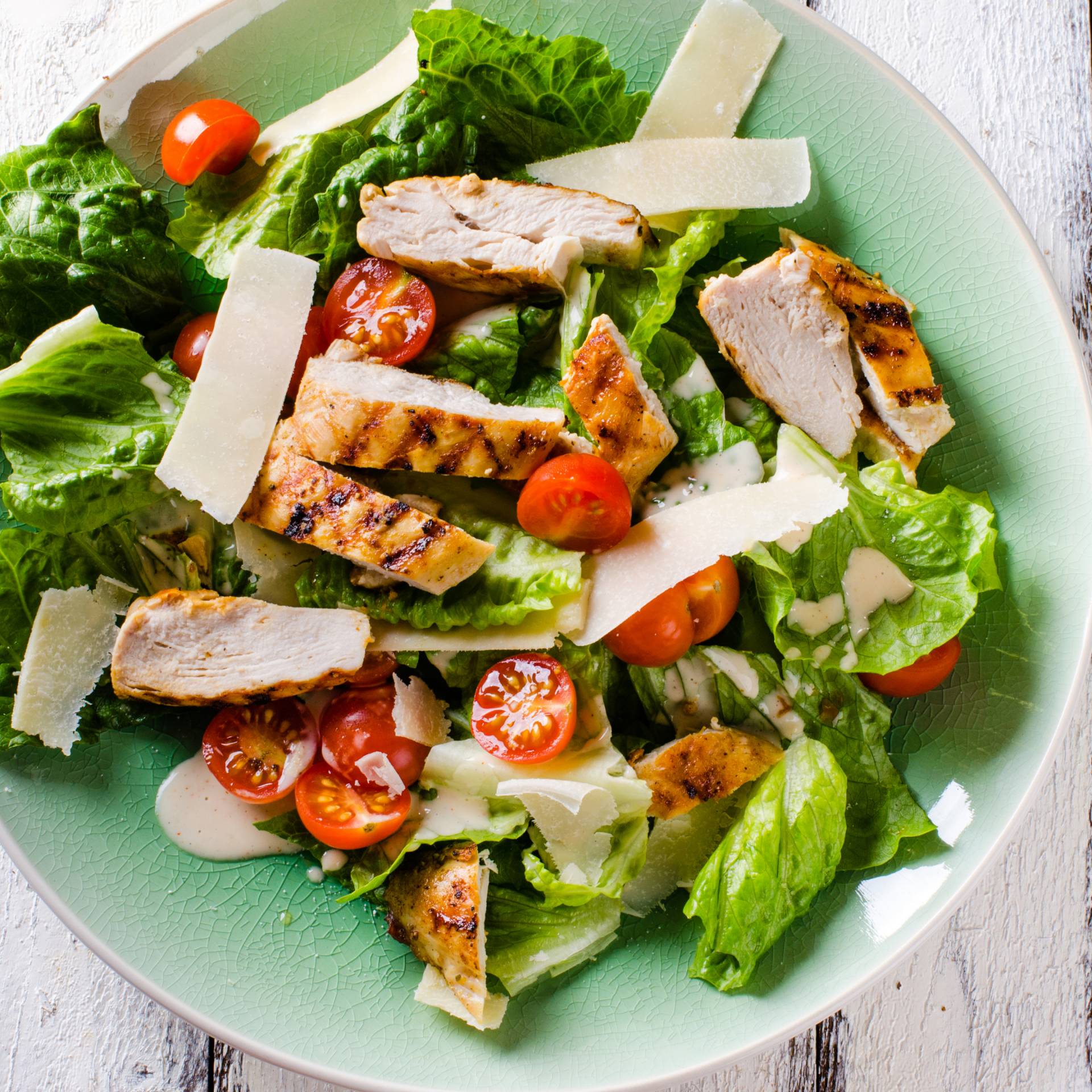 Chopped Salad [Garlic Herb Chicken]