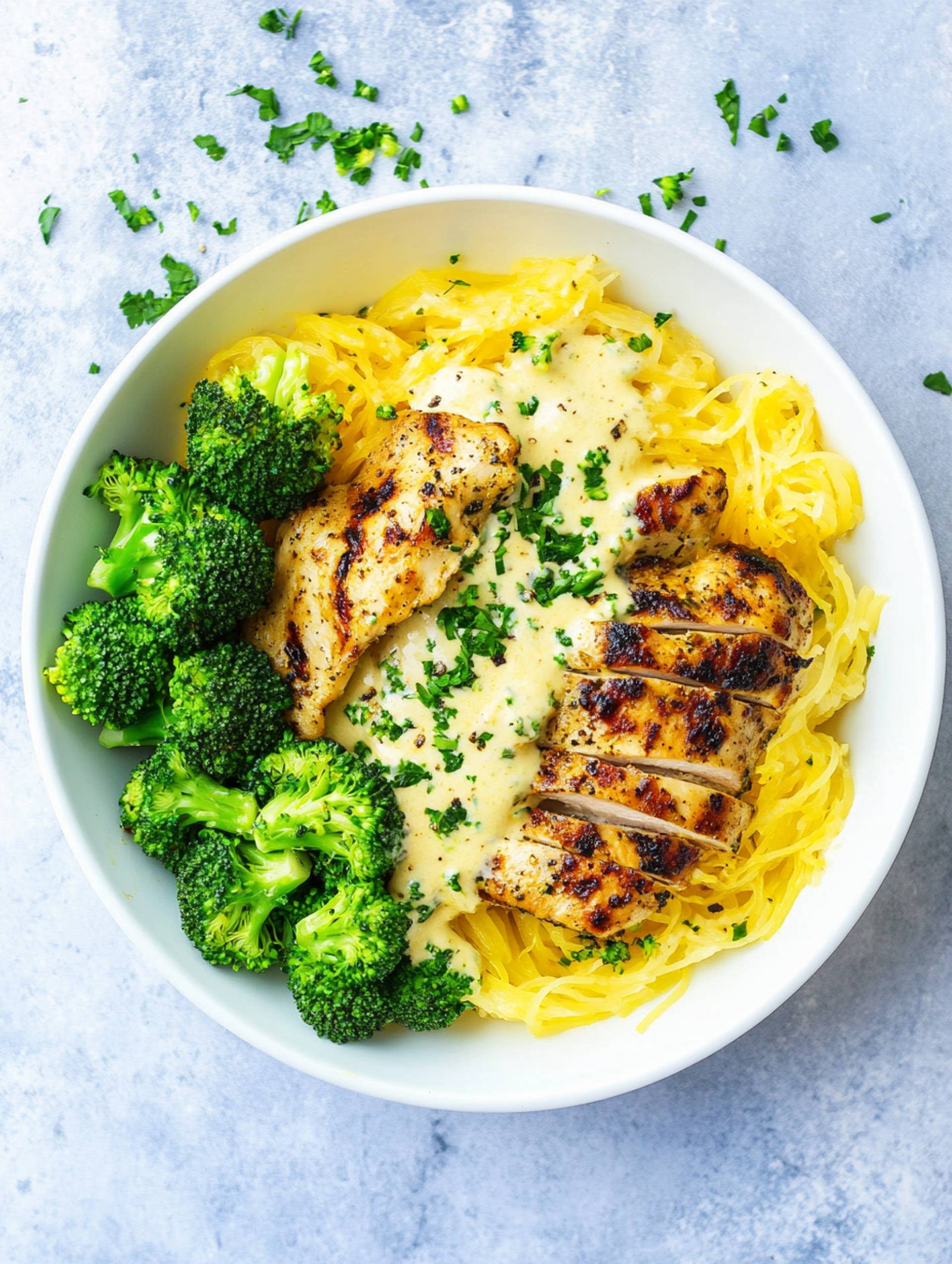 Chicken Alfredo [Low Carb]