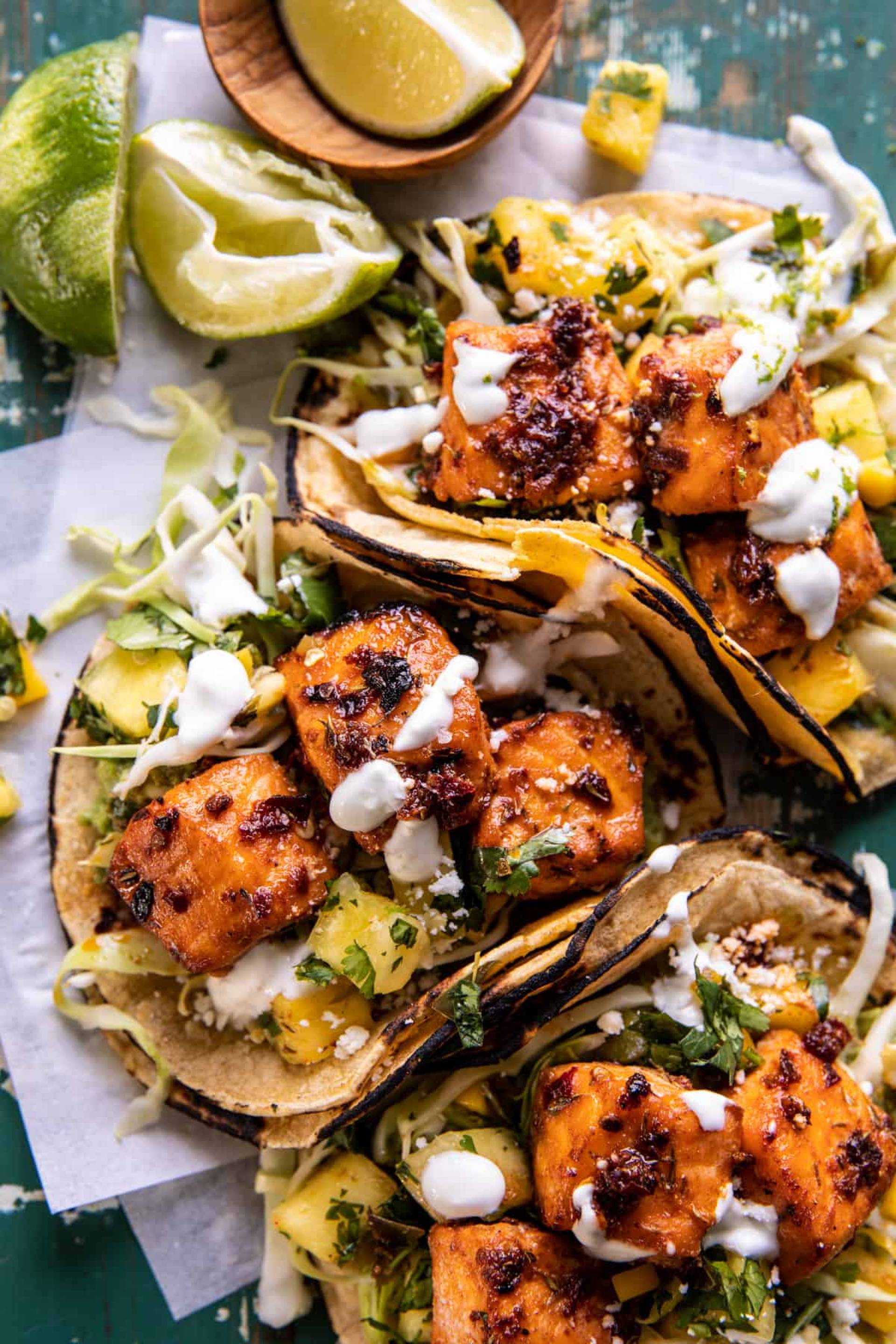 Grilled Salmon Tacos