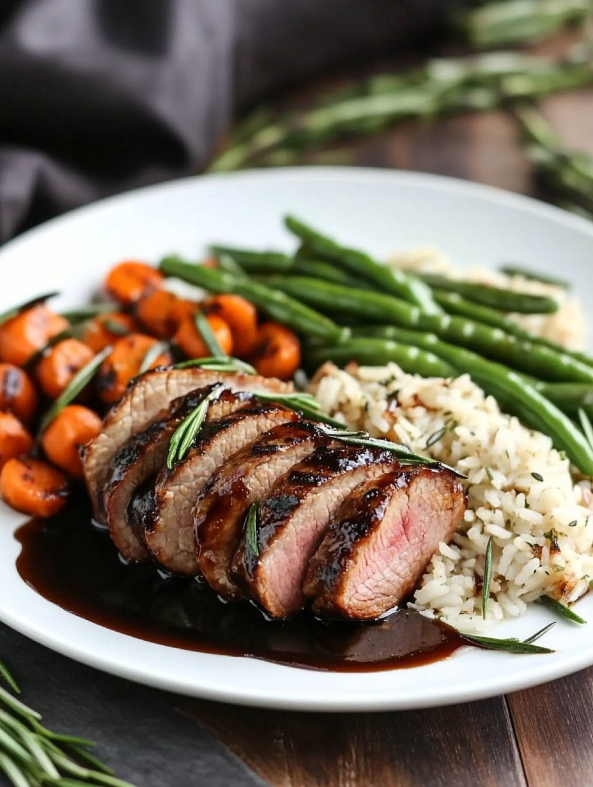 Balsamic Glazed Pork Tenderloin