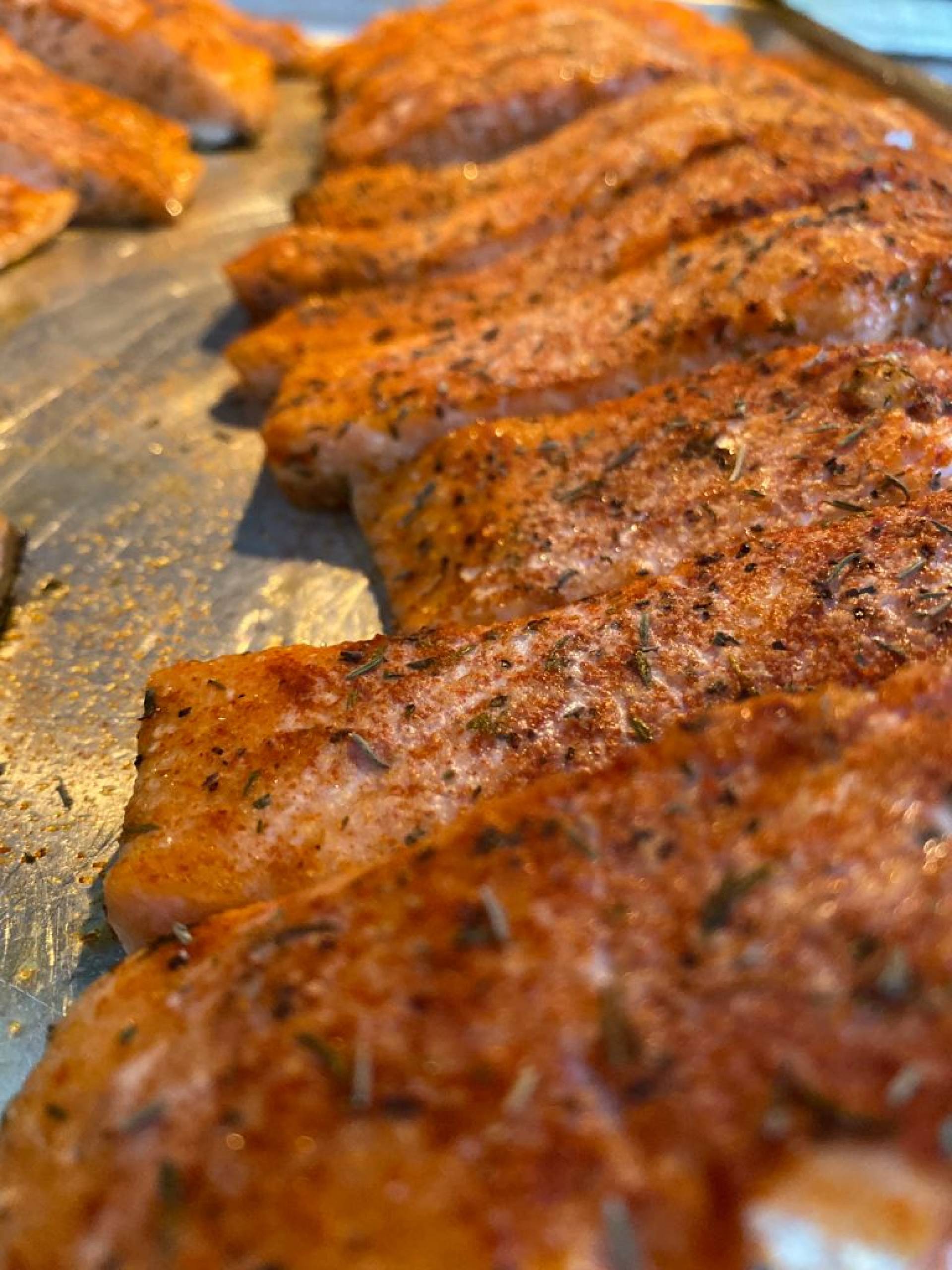 Cajun Salmon [Roasted Sweet Potato]