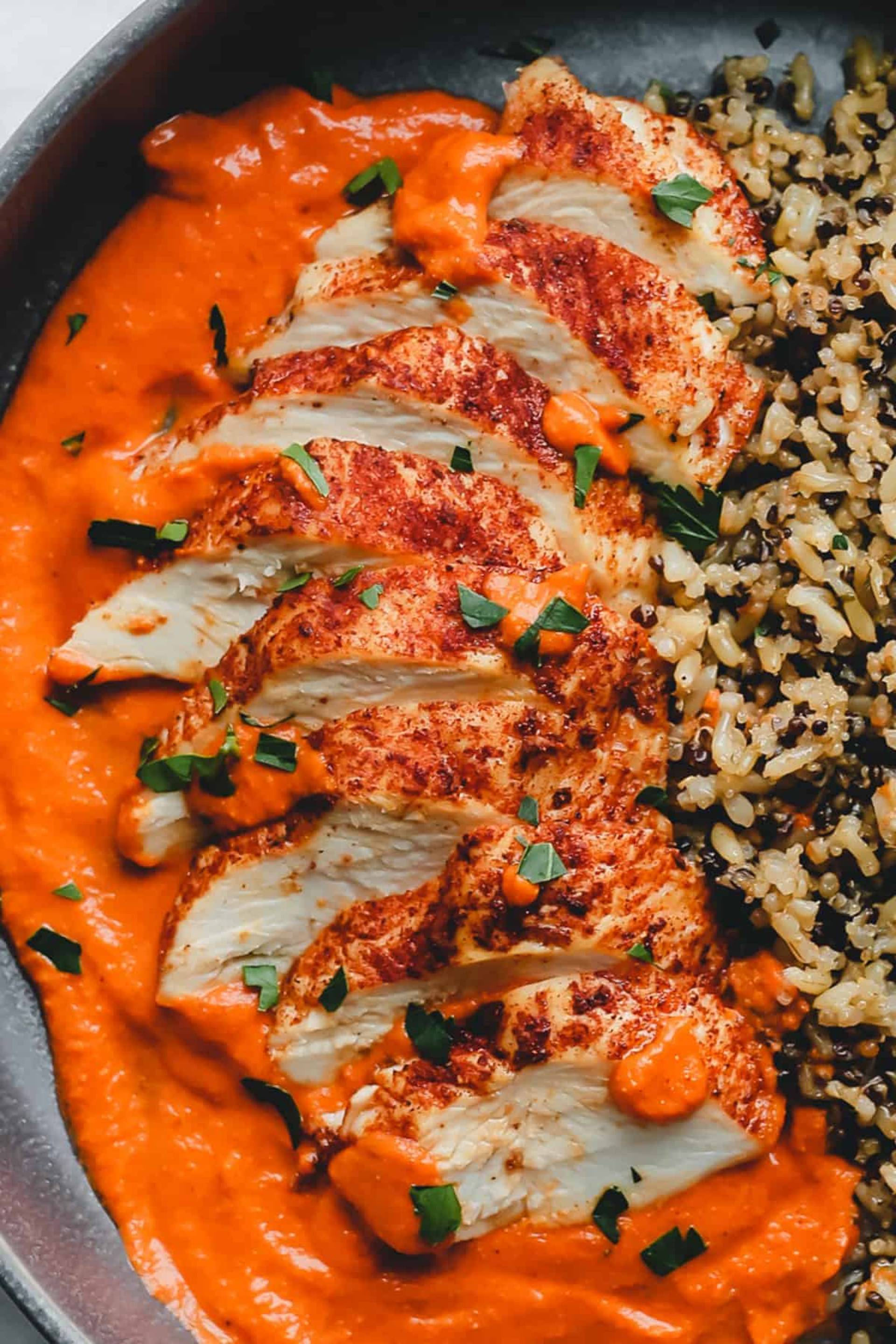 Romesco Chicken [Low Carb]