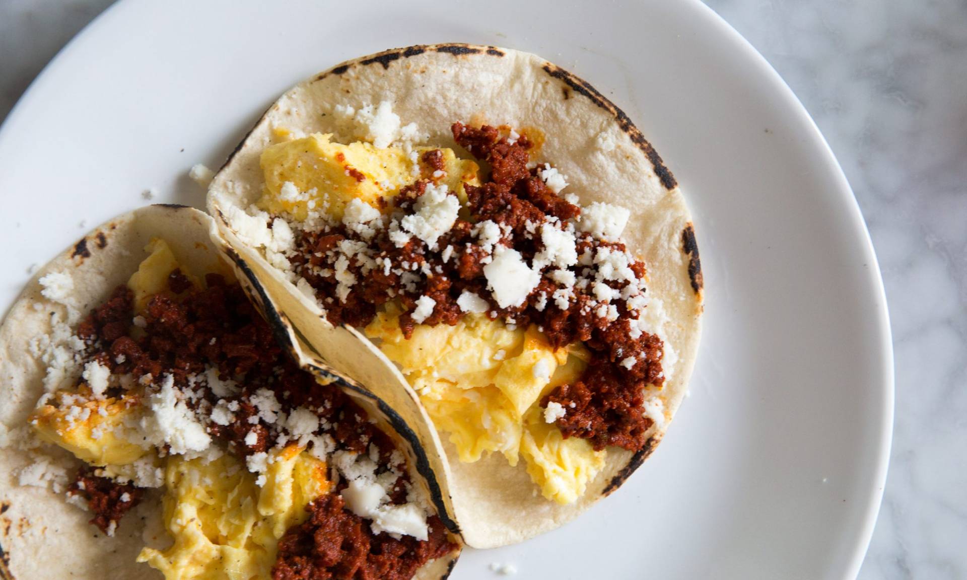 Chorizo Breakfast Tacos