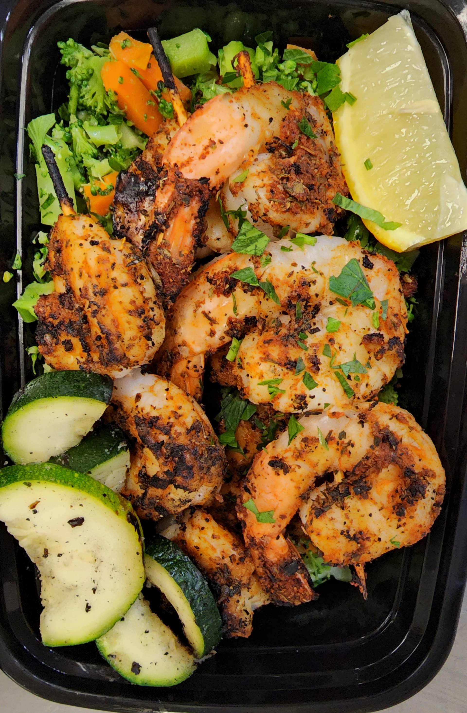 Grilled Shrimp Skewers [Low Carb]