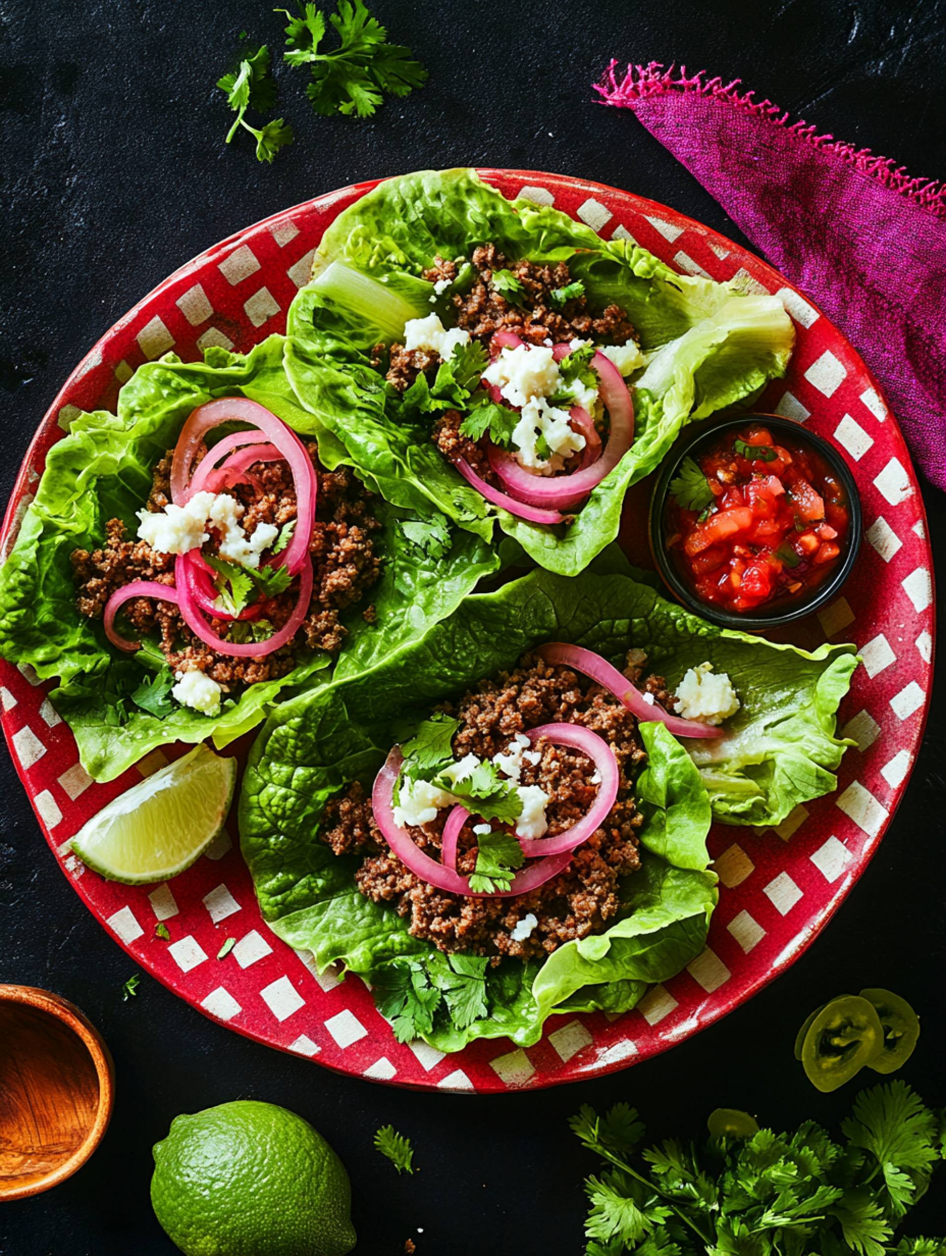 Ground Beef Tacos [Low Carb]