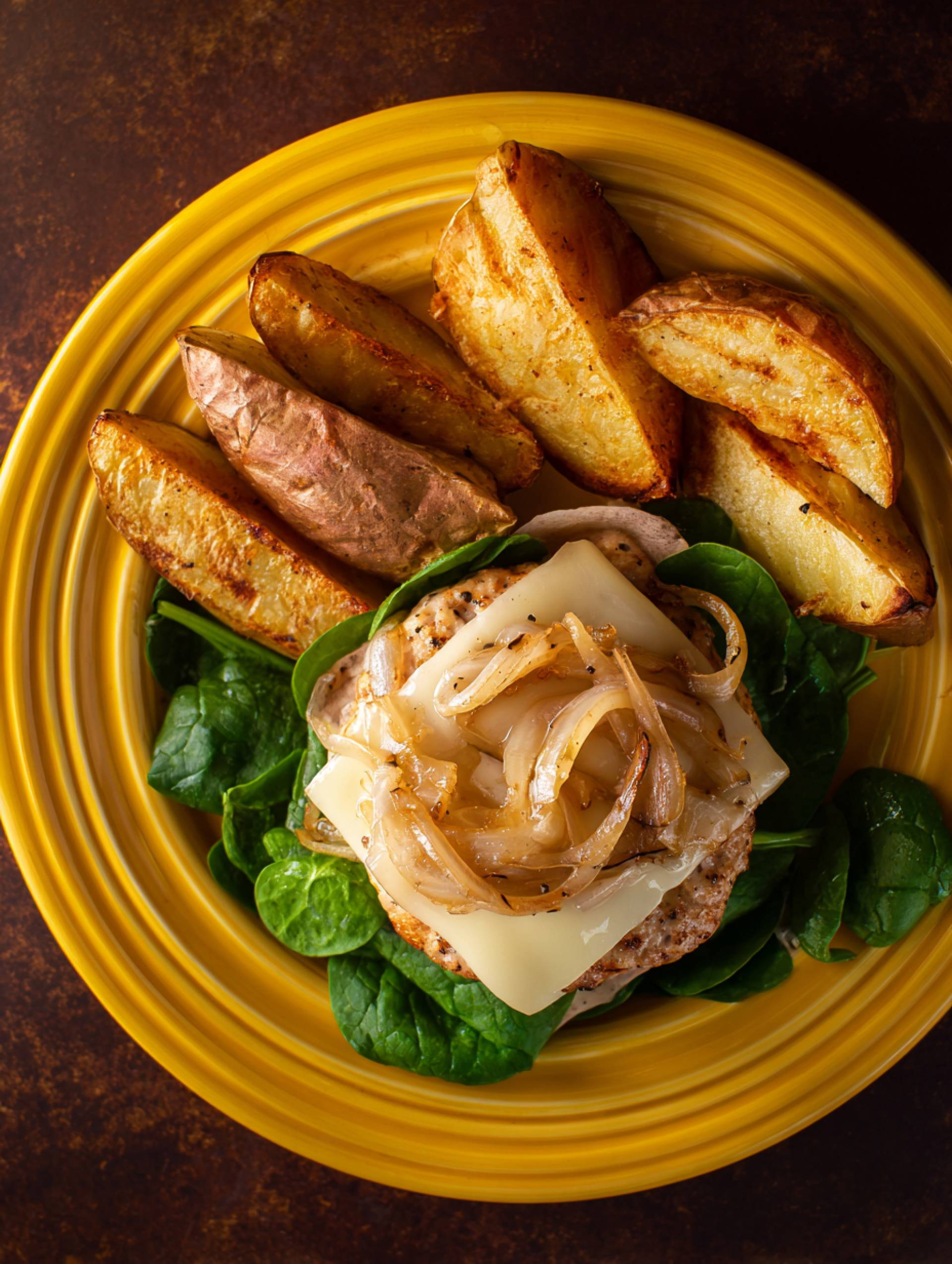 French Onion Turkey Burger French Onion Turkey Burger
