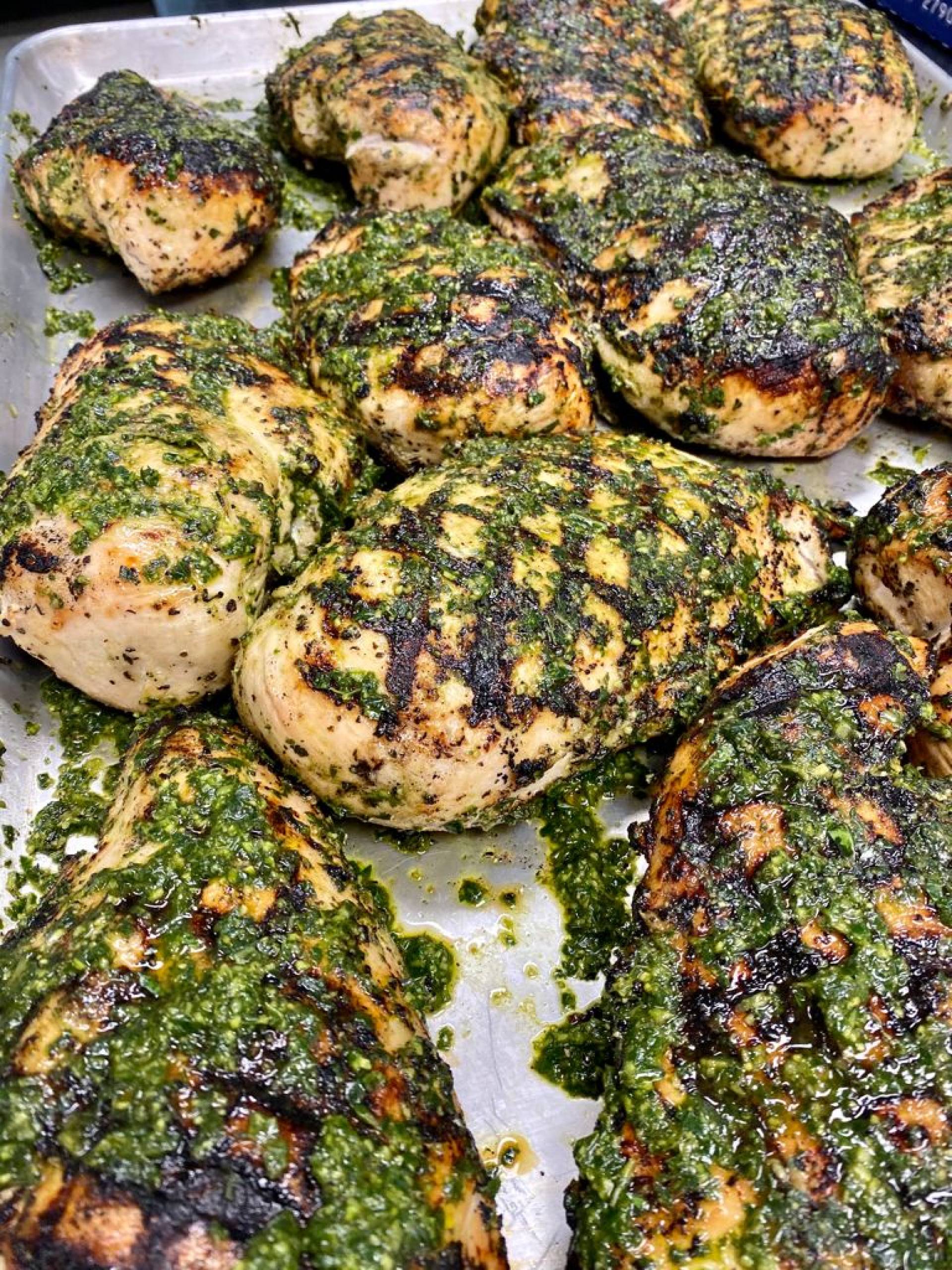 Pesto Chicken [White Rice]