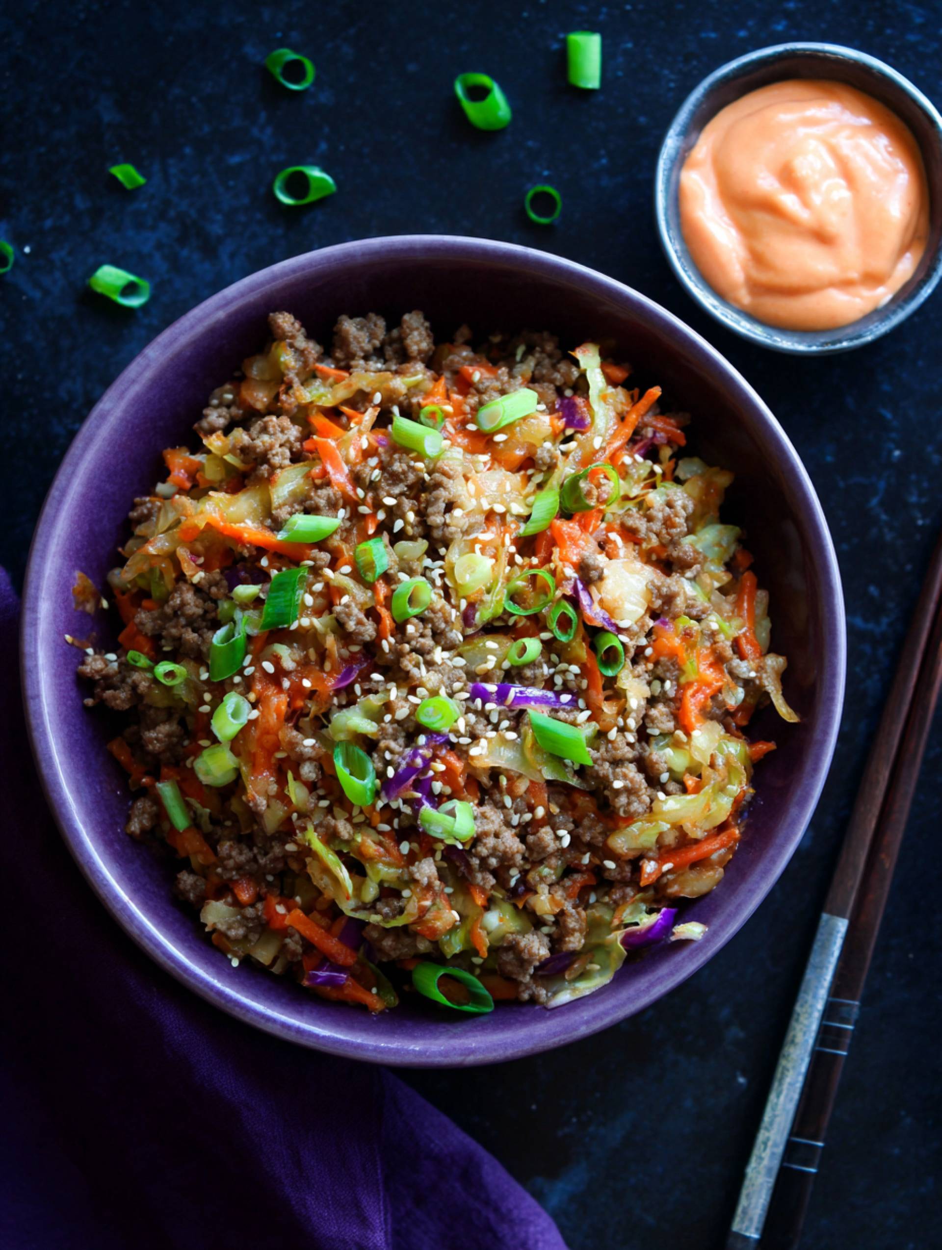 Egg Roll in a Bowl [Low Carb]