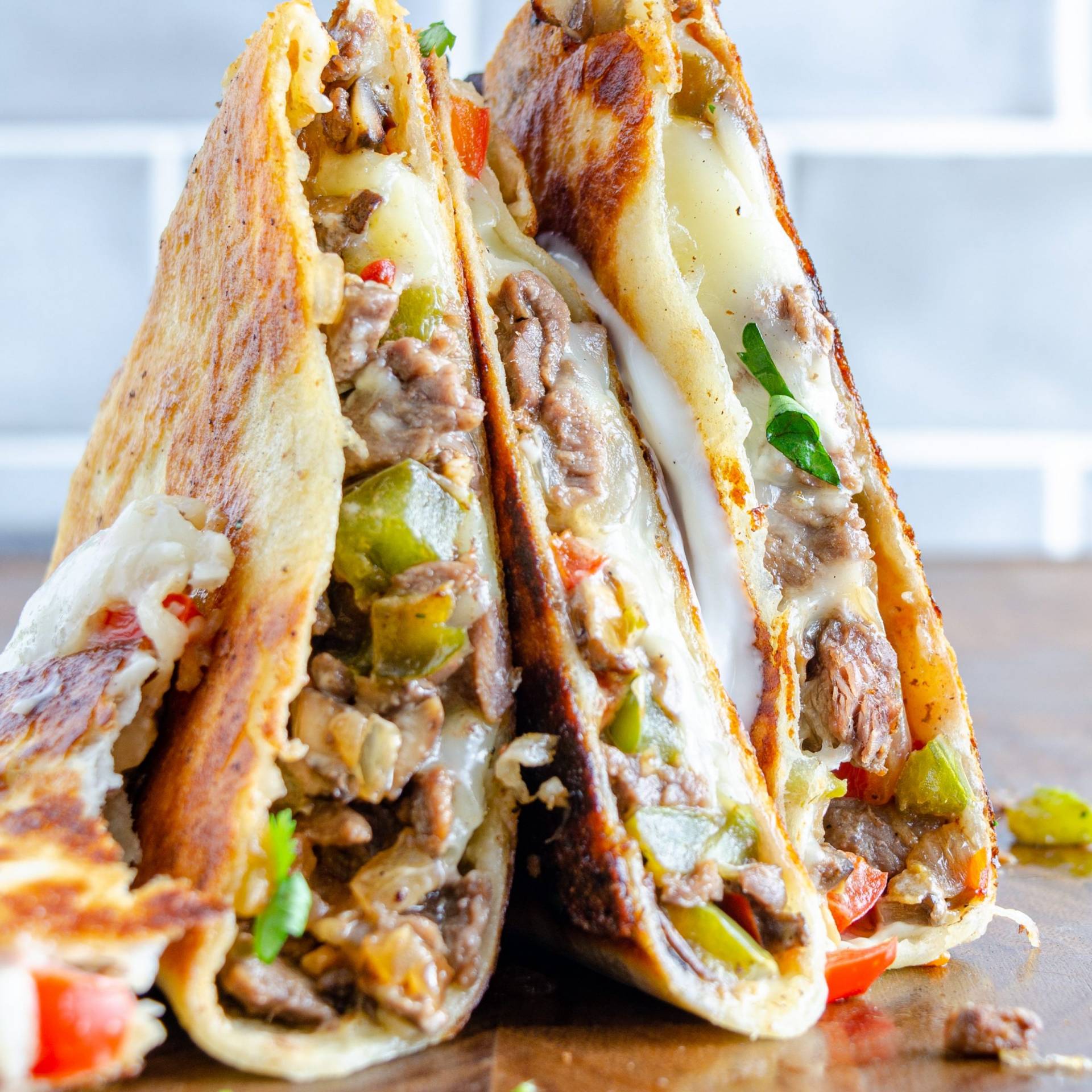 Cheesesteak Quesadillas