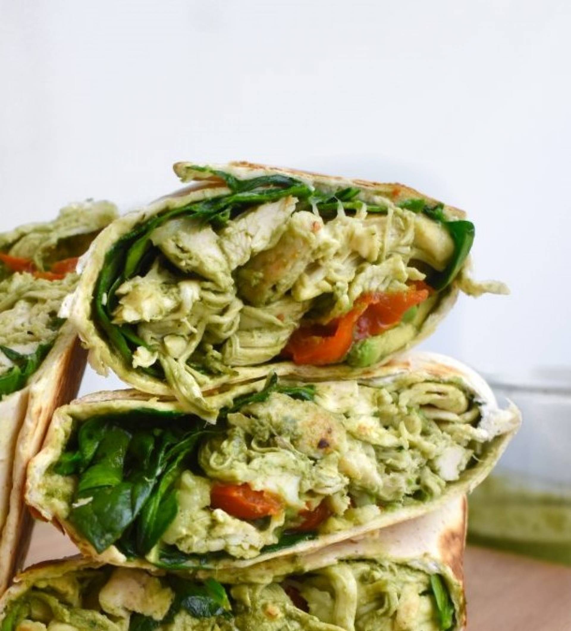 Pesto Chicken Wrap