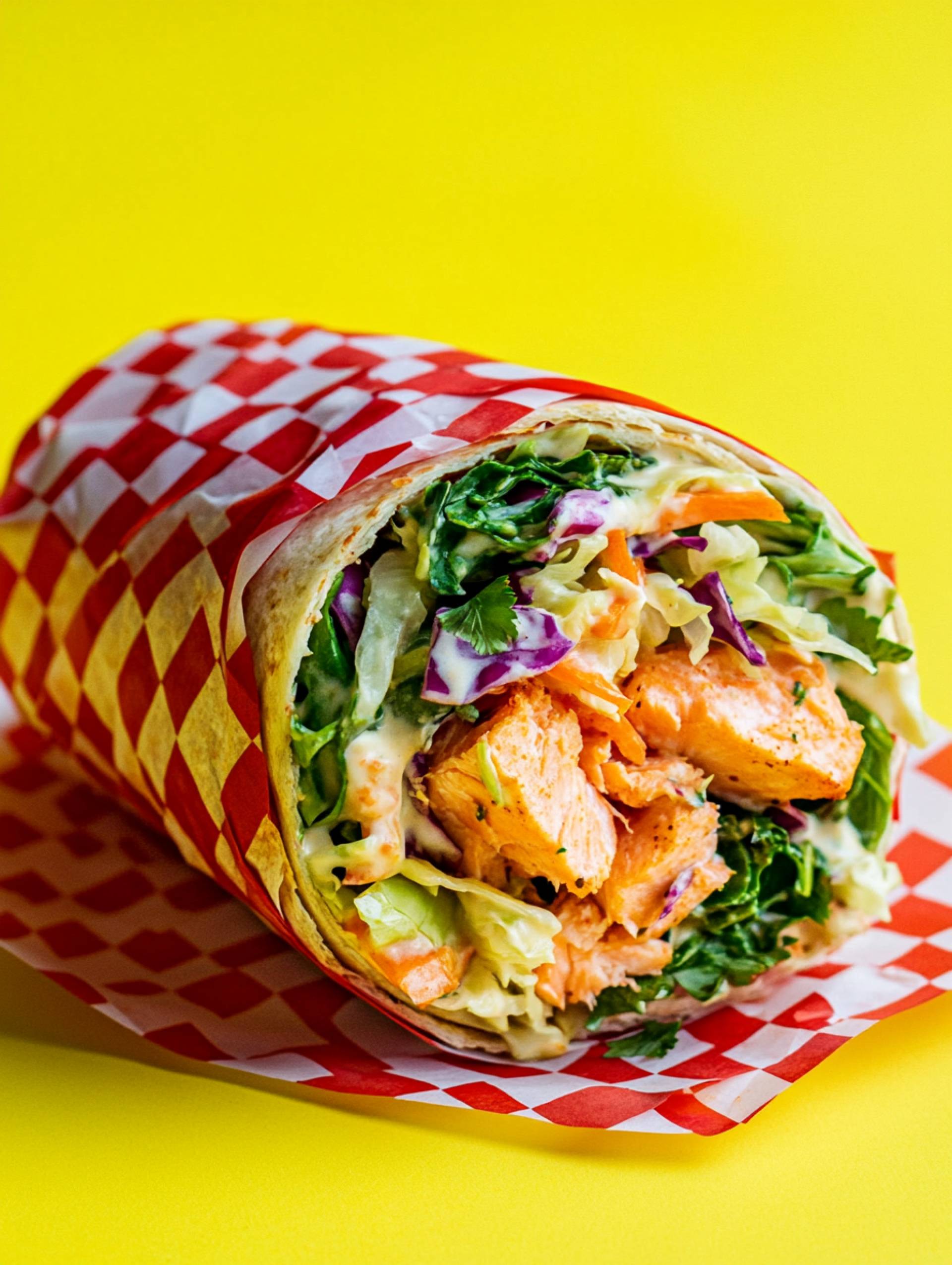 Chipotle Salmon Wrap