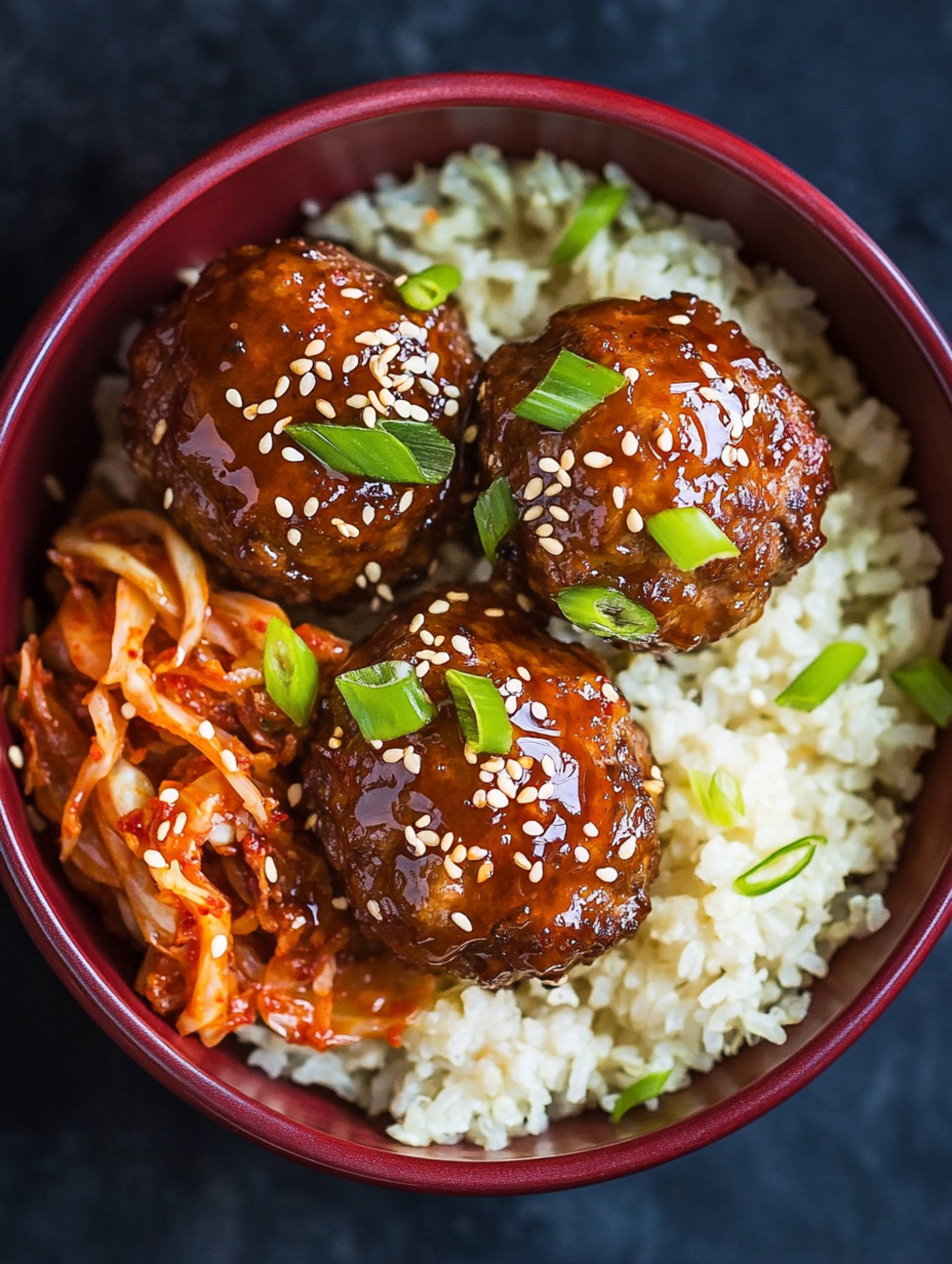 Korean Beef Meatballs [Low Carb]