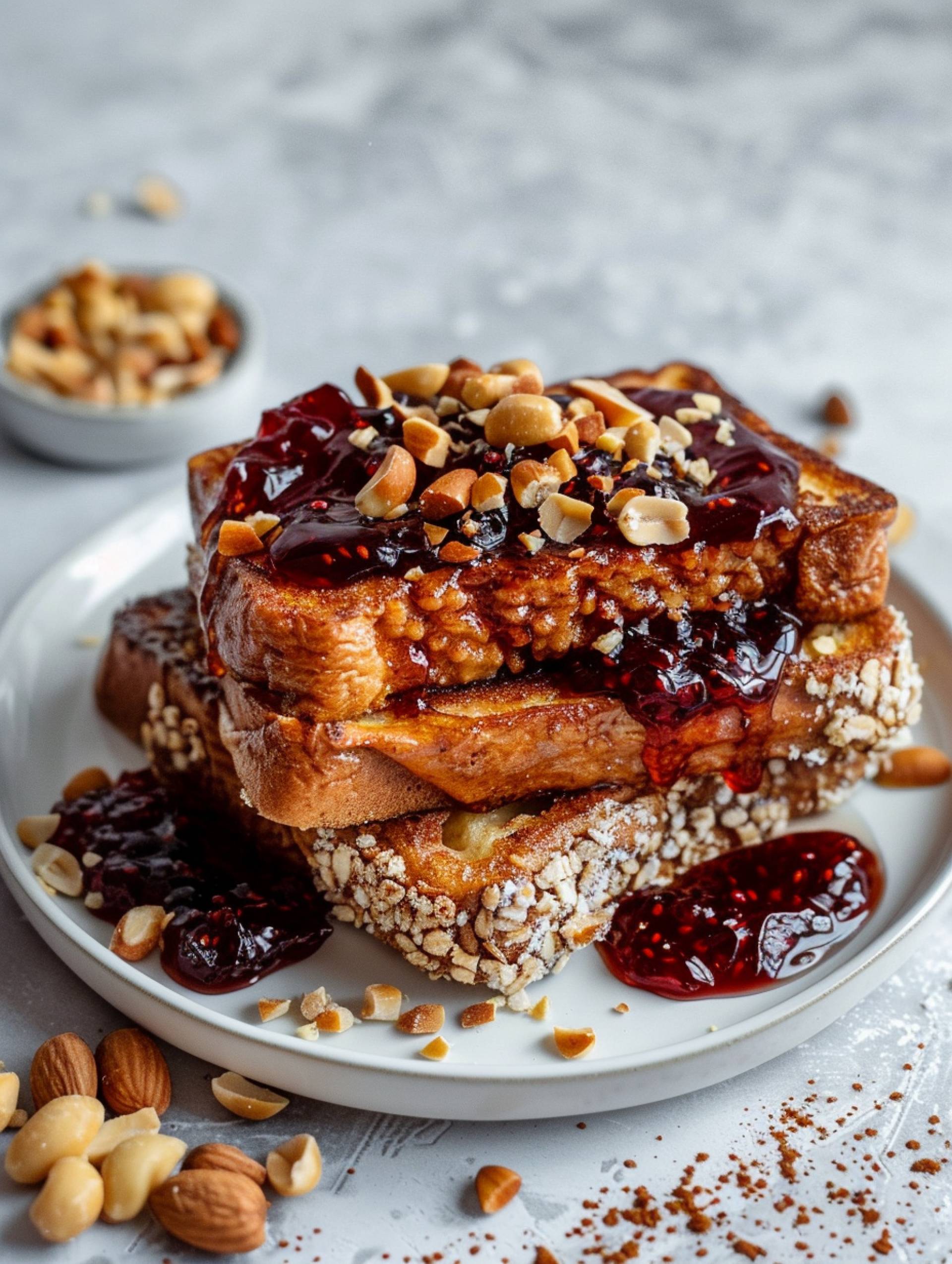Peanut Butter & Jelly French Toast