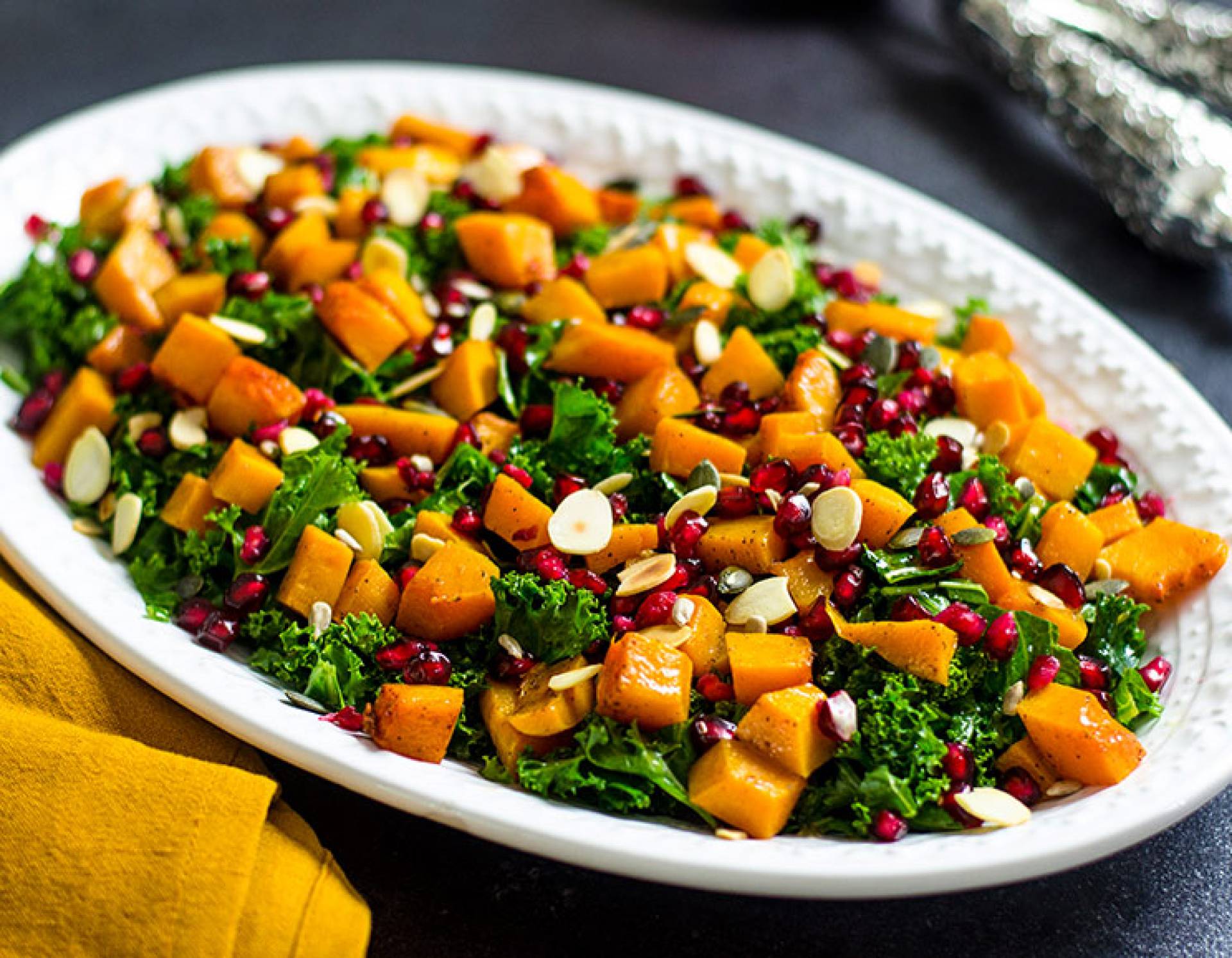 Kale Butternut Squash Salad