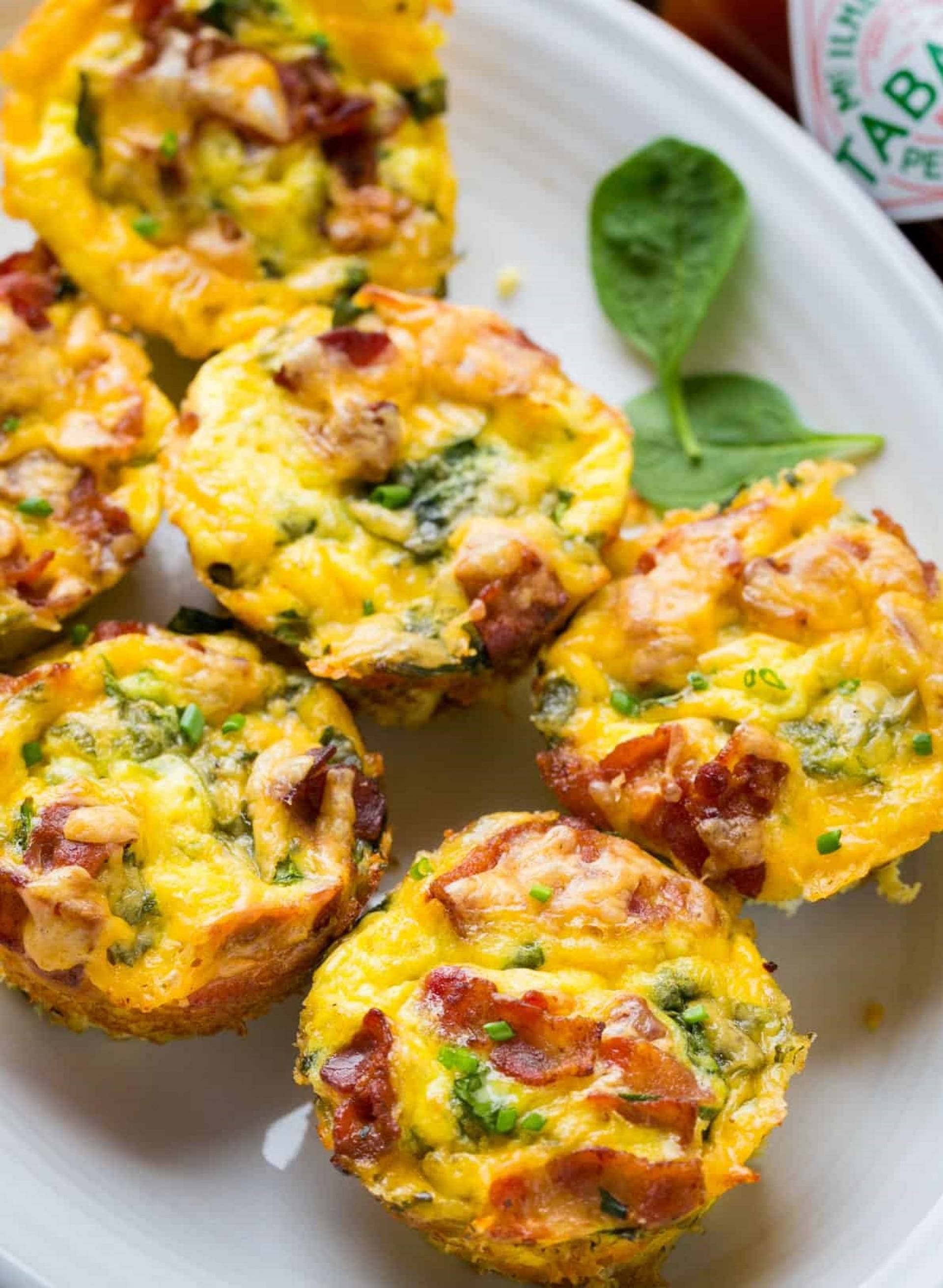 Turkey Bacon & Cheese Egg Muffins