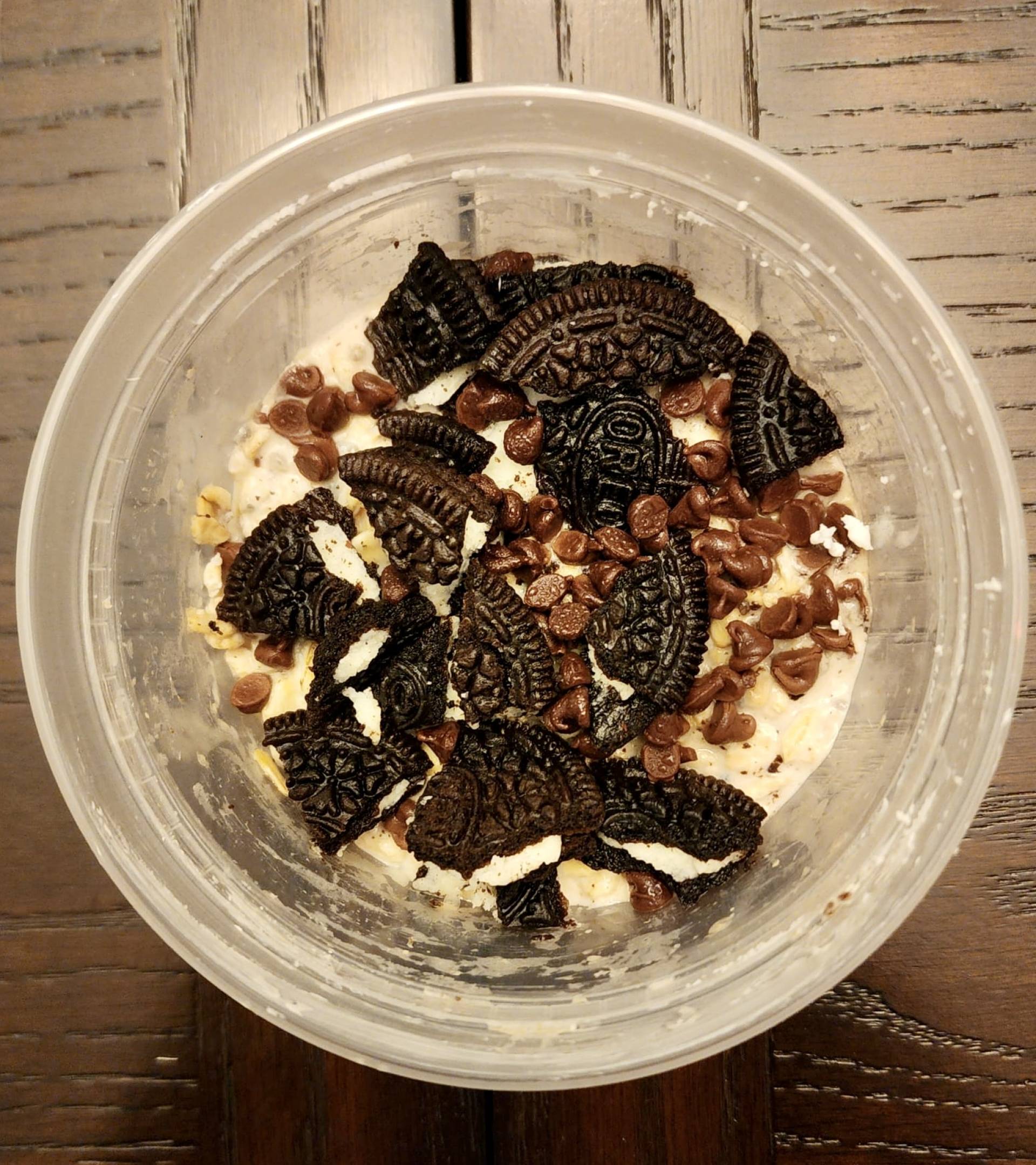 Cookies n Cream Protein Overnight Oats