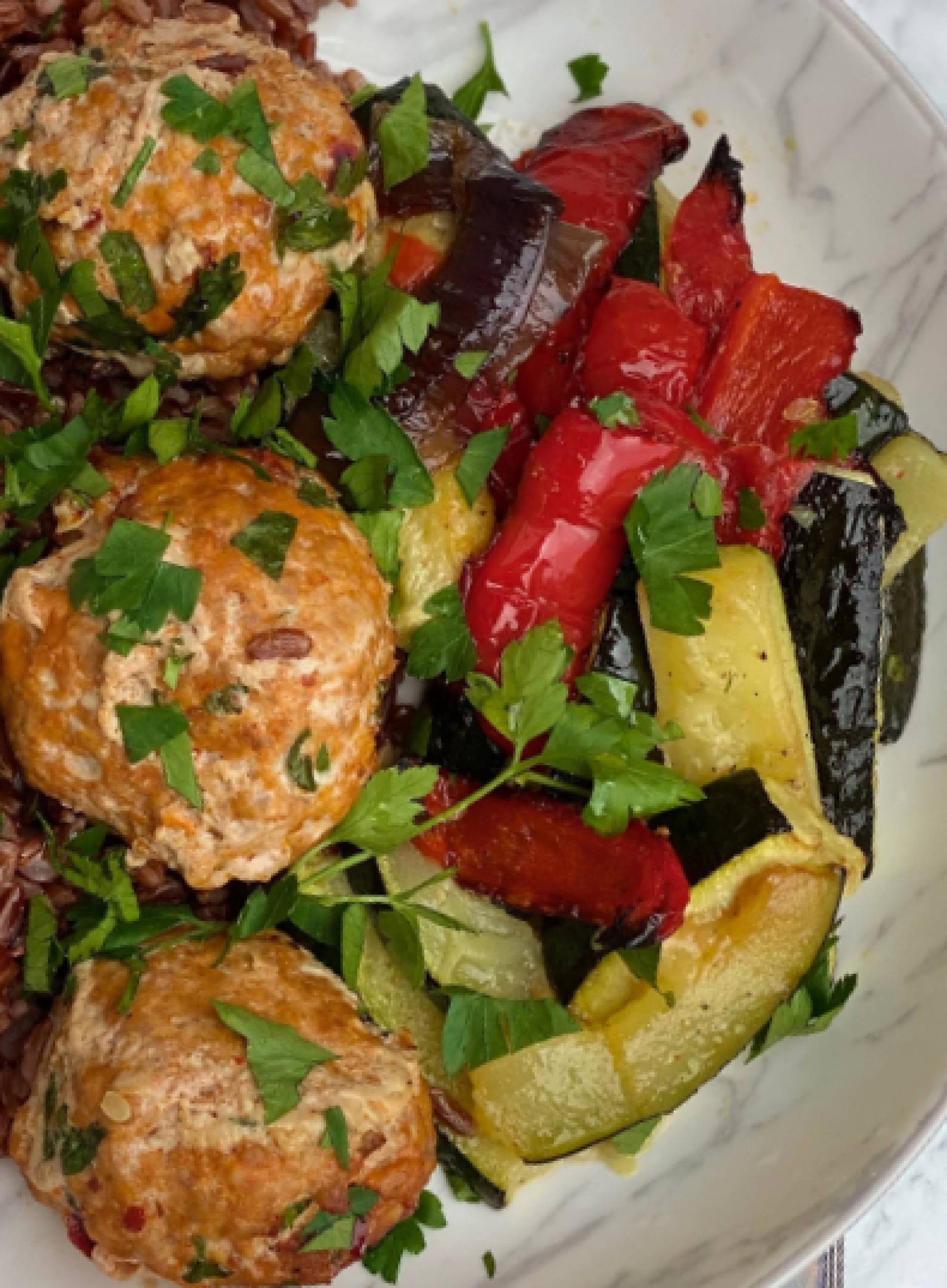 Harissa Turkey Meatballs