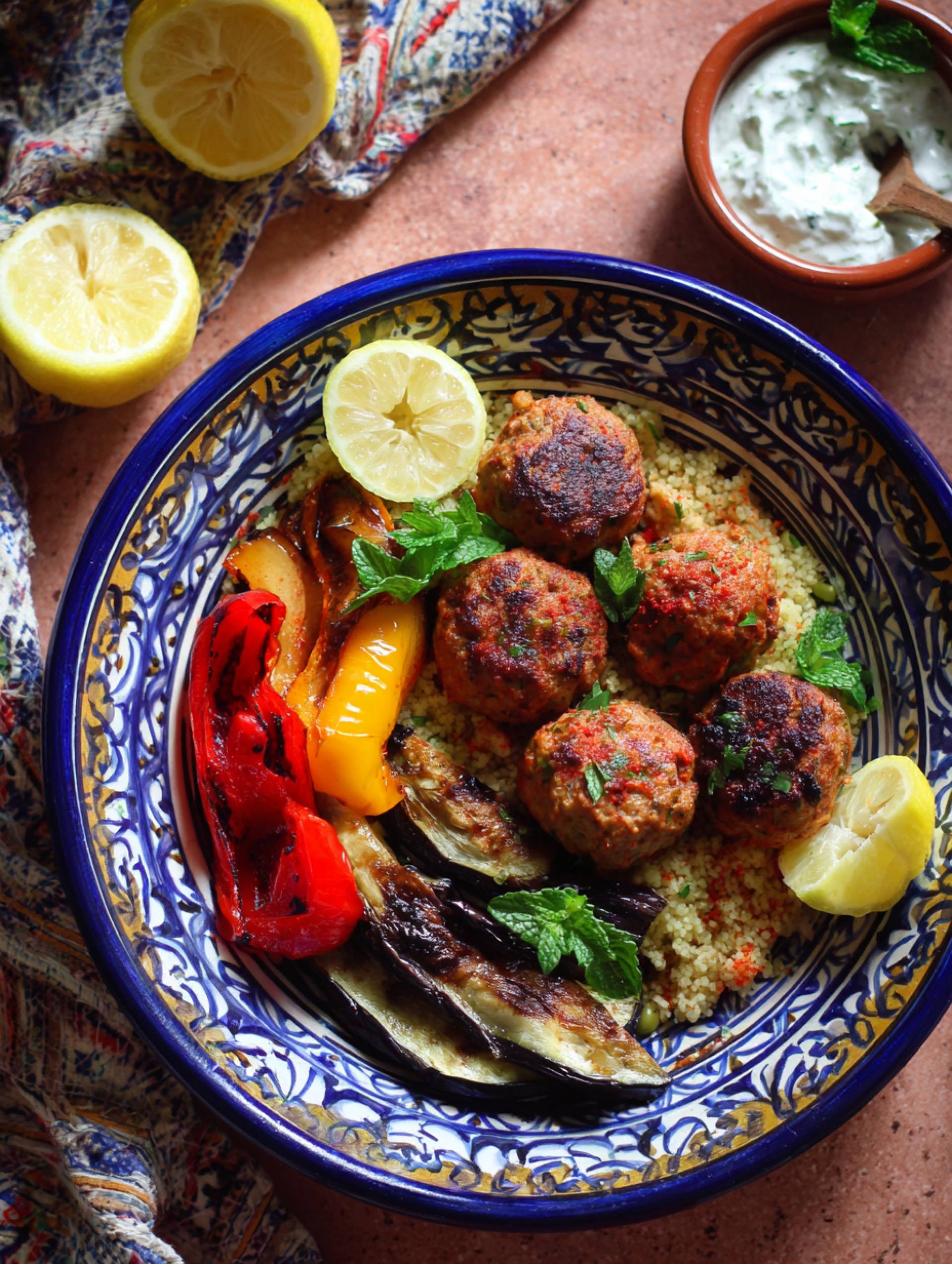 Harissa Turkey Meatballs Harissa Turkey Meatballs