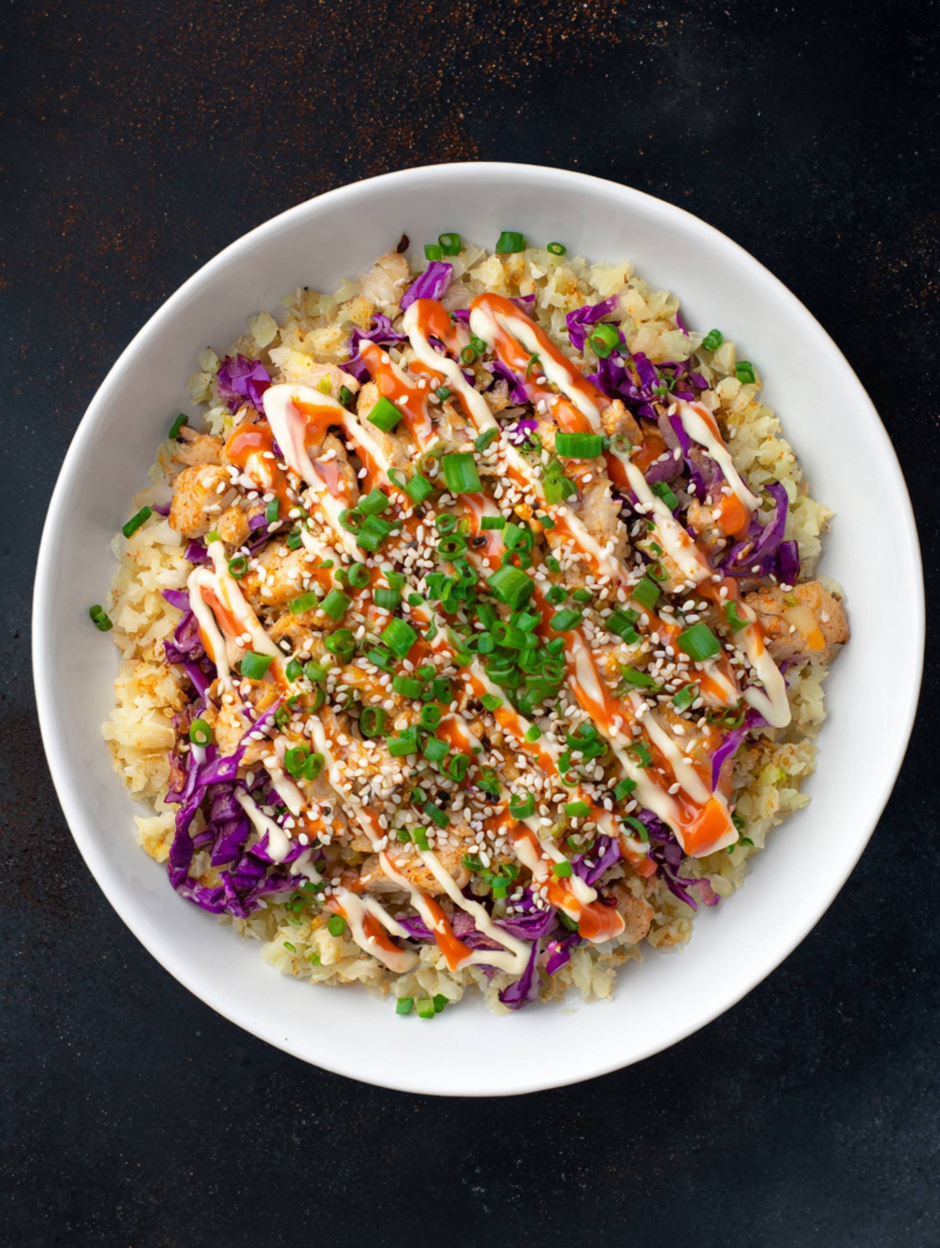 Chicken Egg Roll Bowl [Low Carb]