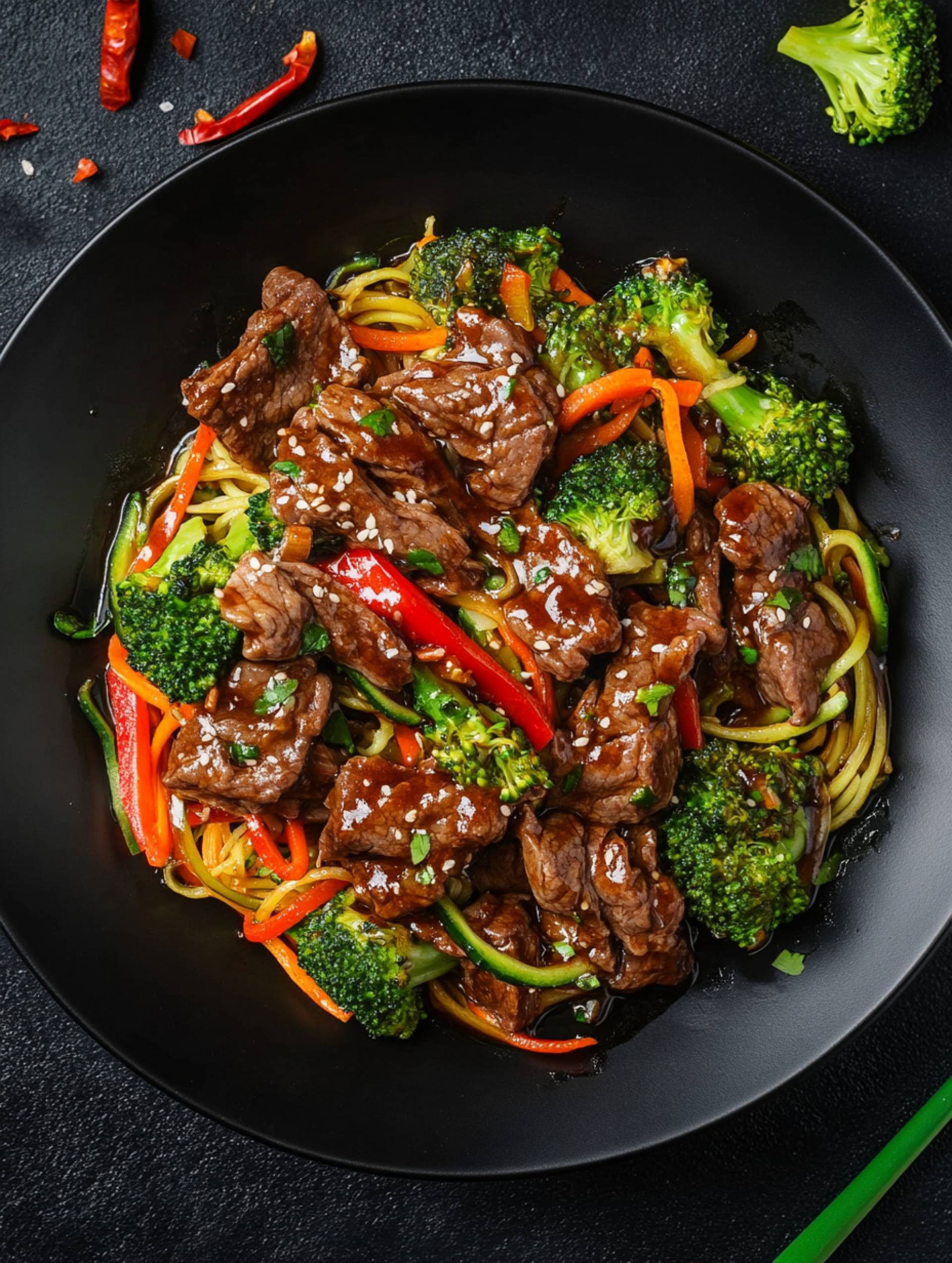 Beef Lo Mein [Low Carb]