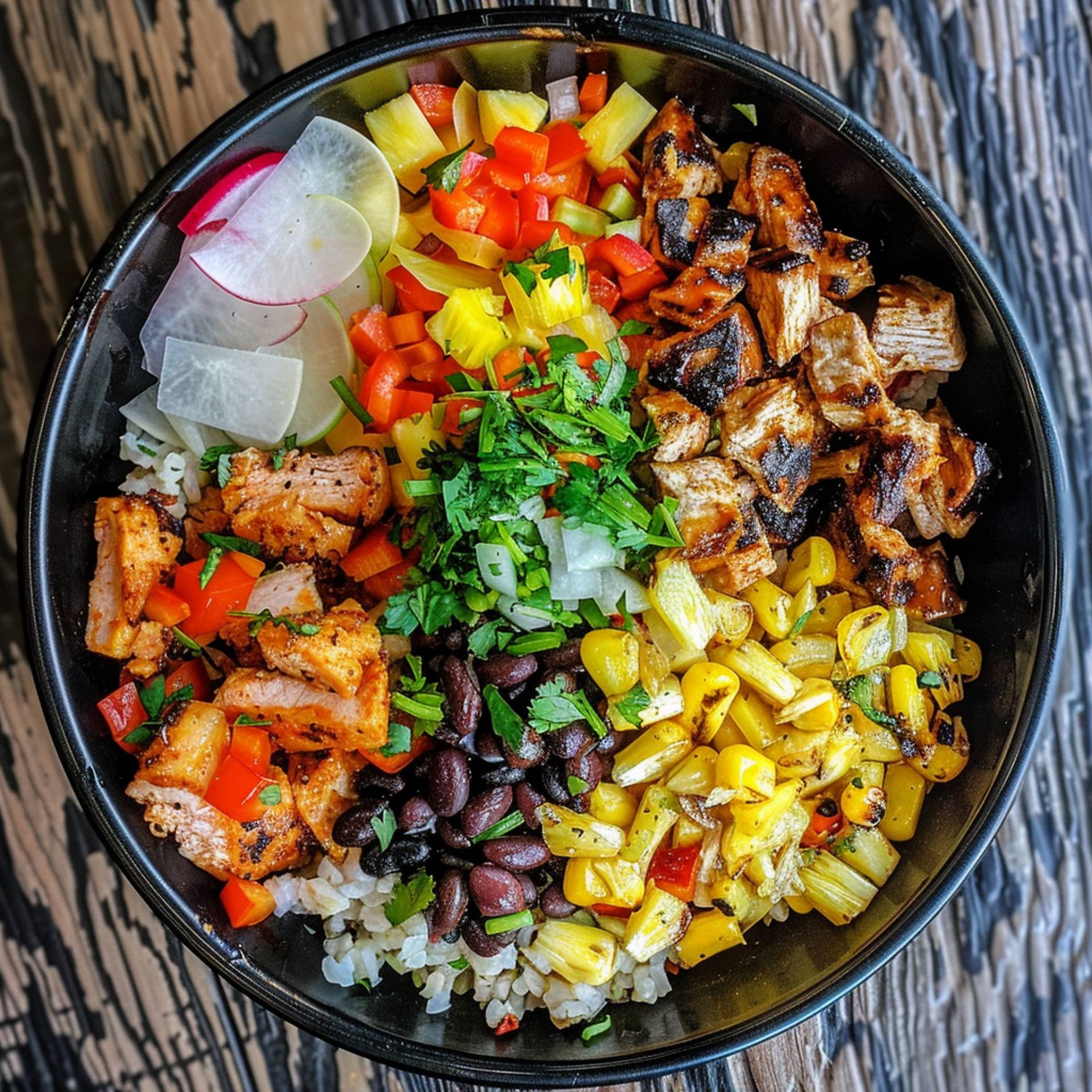 Chicken Al Pastor Bowl [Low Carb]