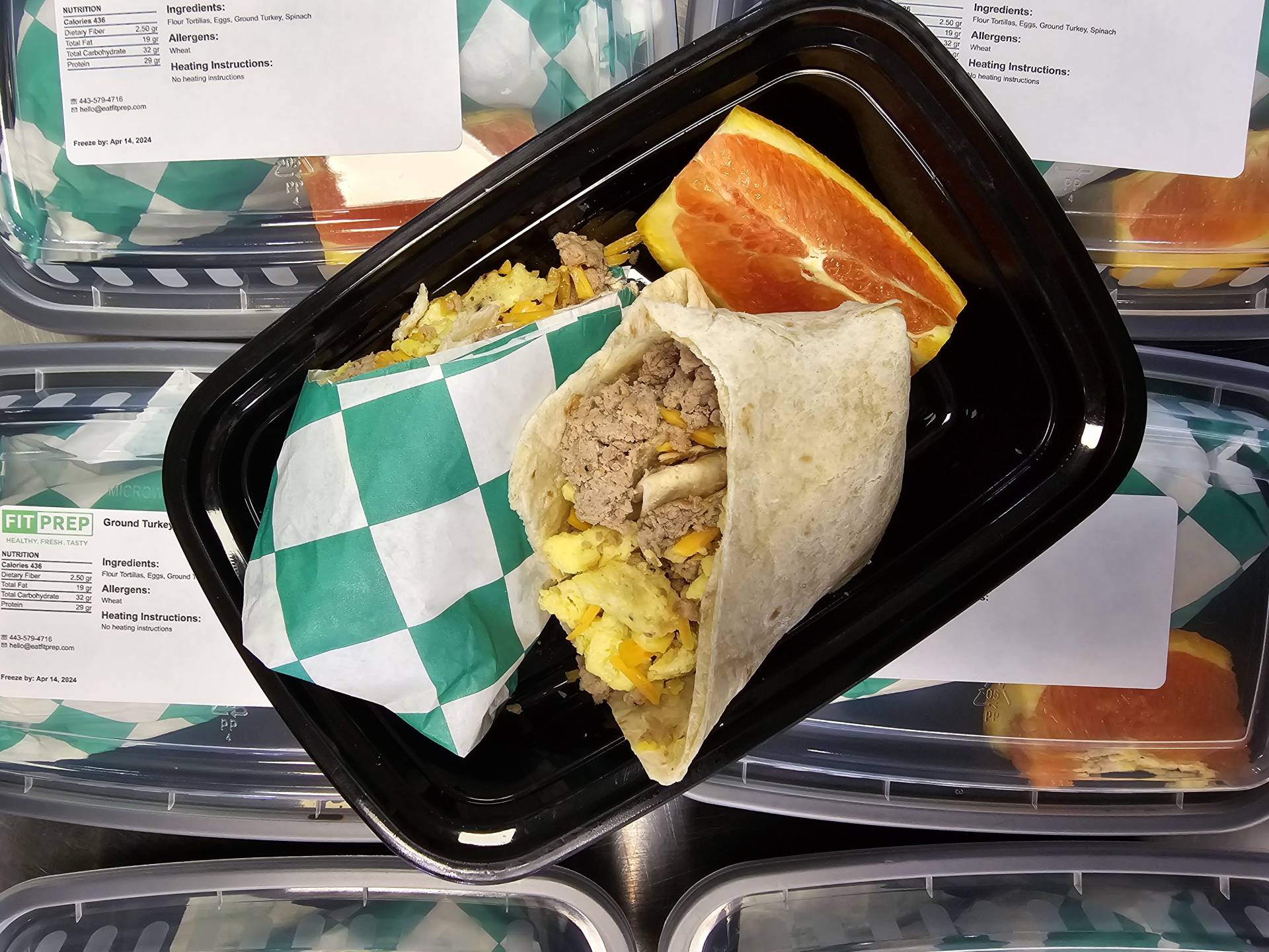 Ground Turkey Breakfast Burrito