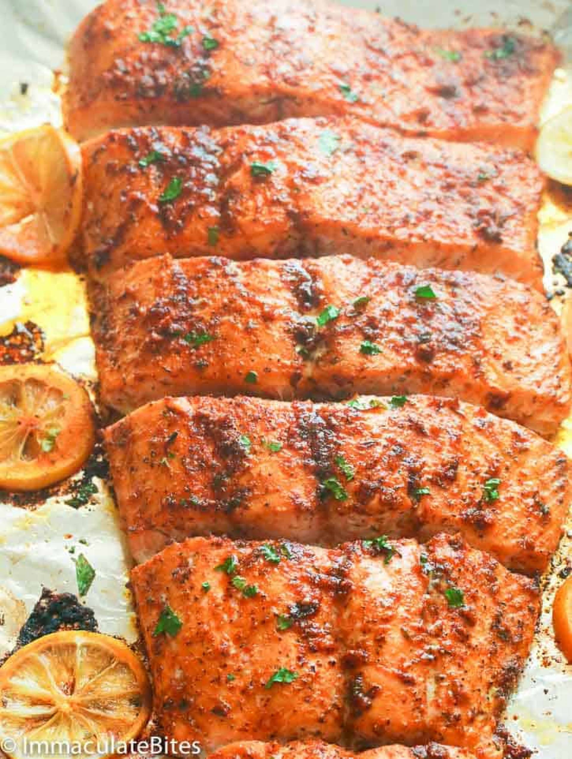 Jerk Salmon [Low Carb]