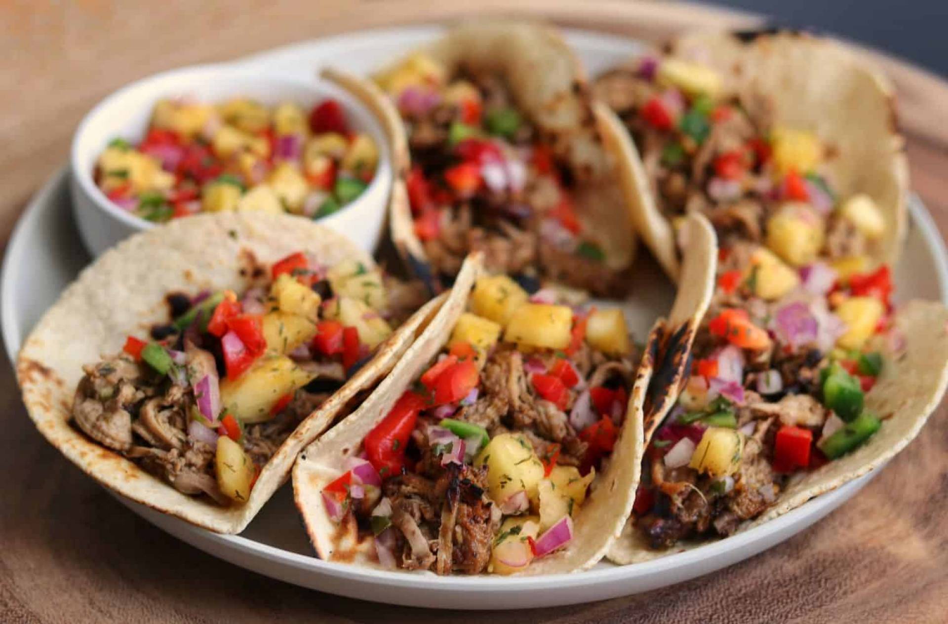 Jerk Pork Tacos [Low Carb]