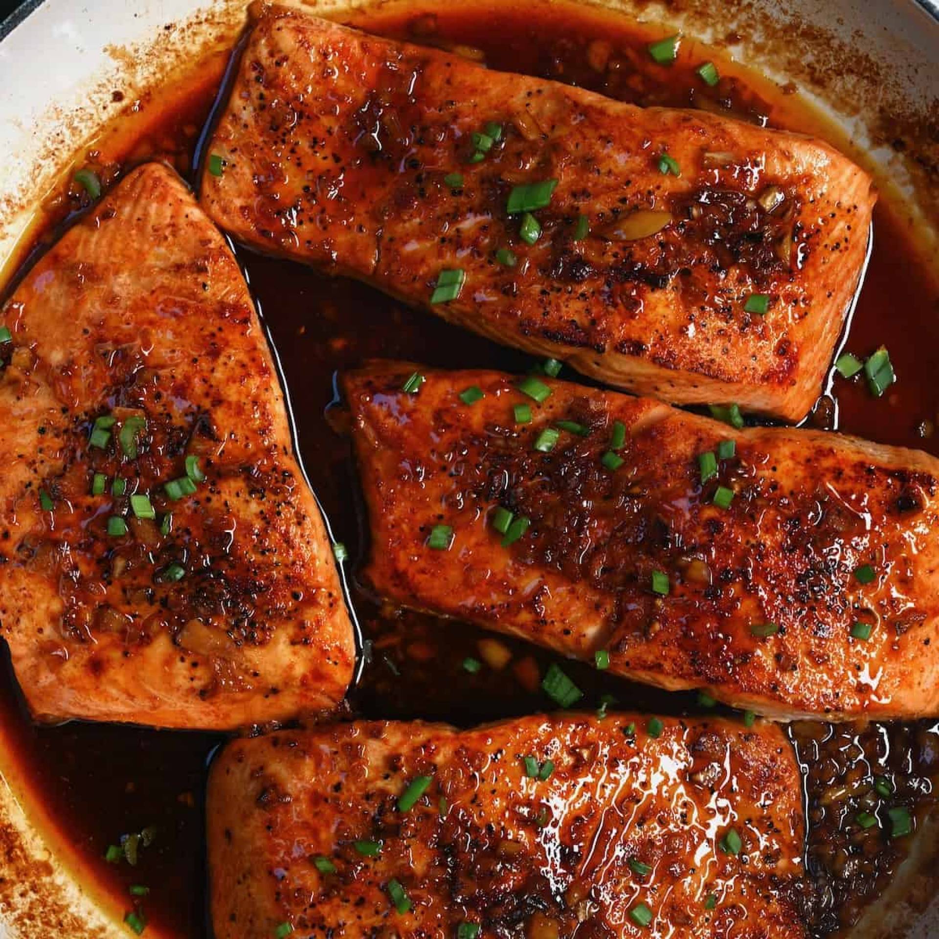 Honey Chipotle Glazed Salmon [Low Carb]