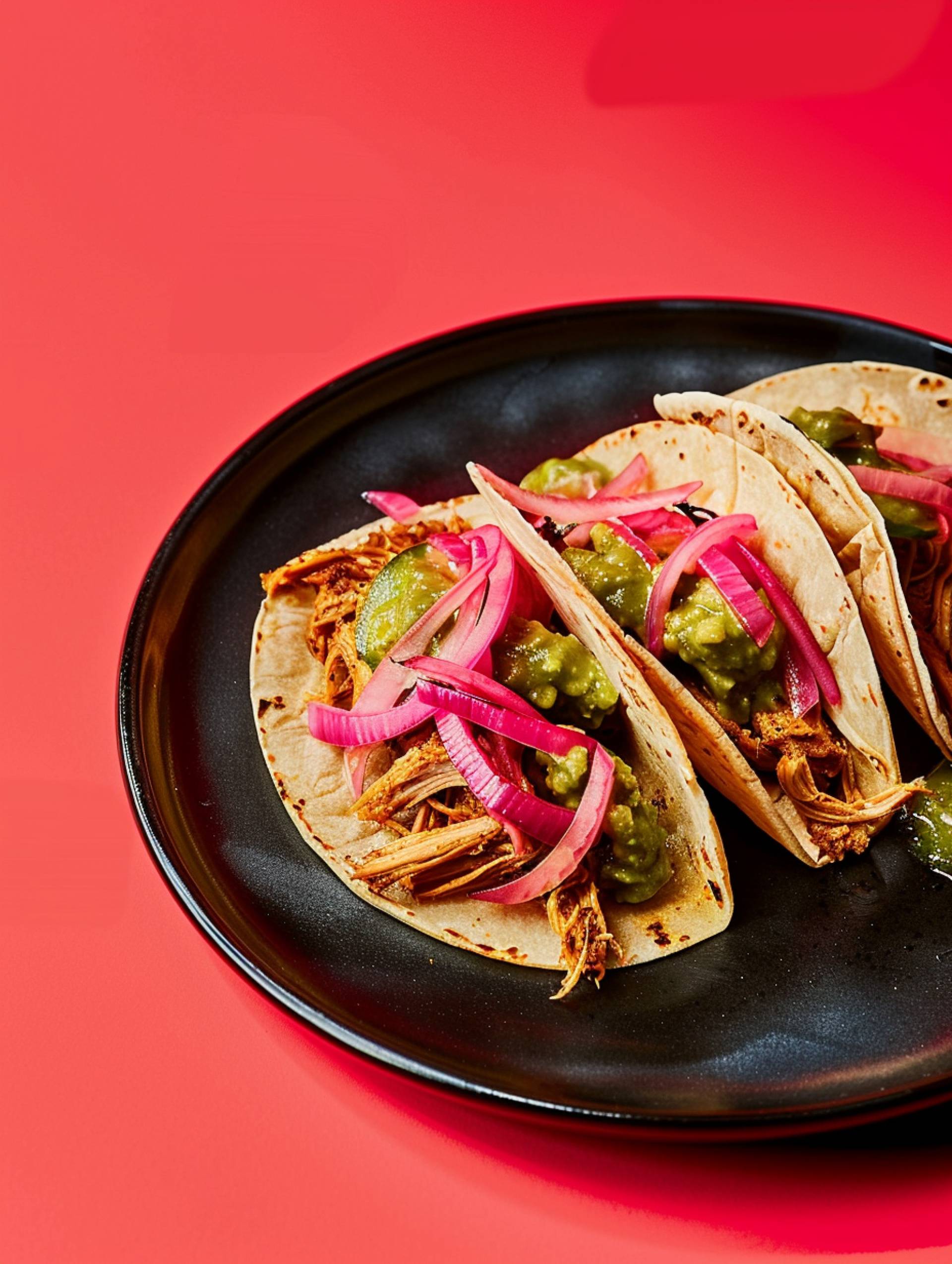 Salsa Verde Chicken Tacos