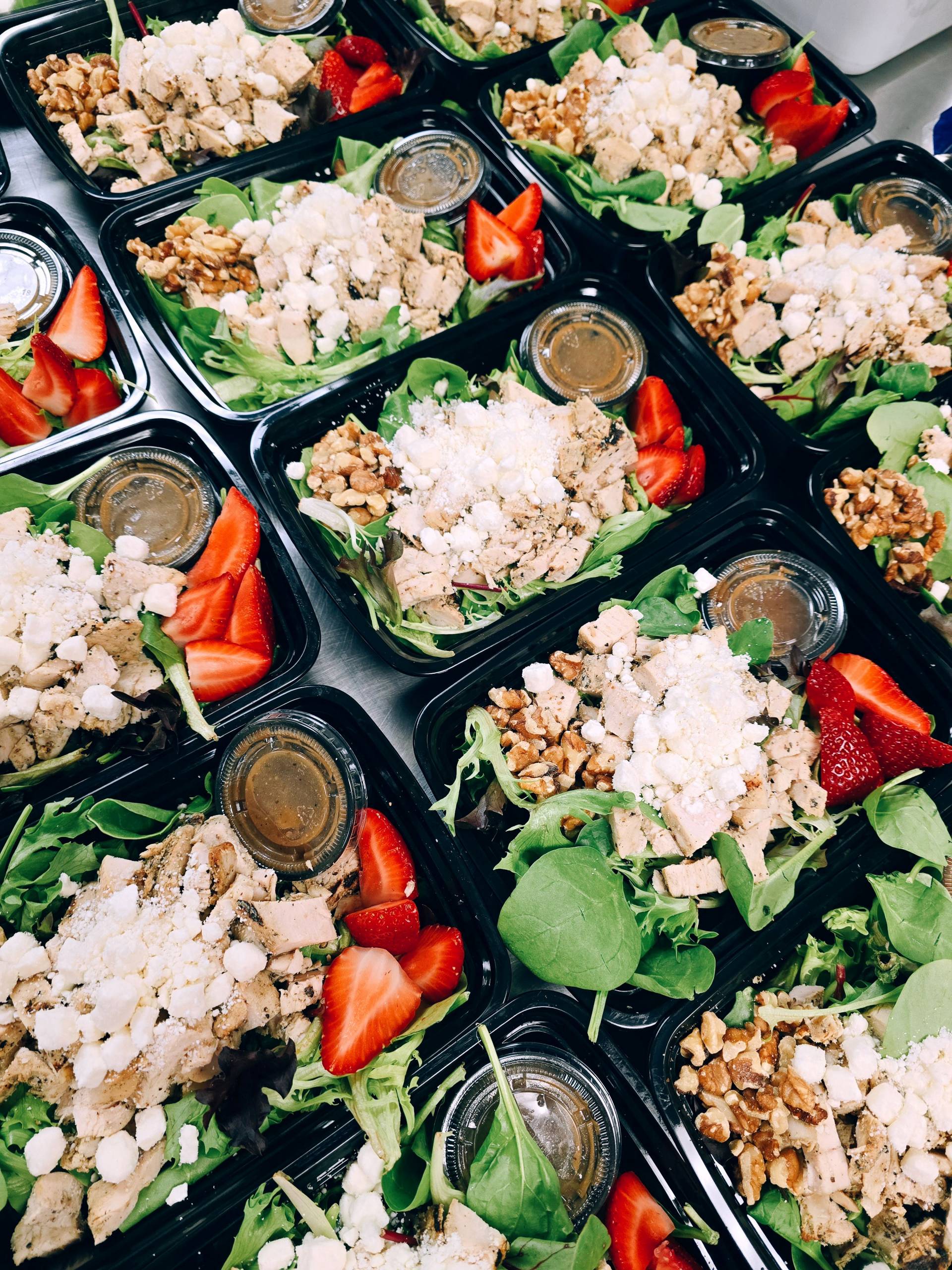 Strawberry Walnut Chicken Salad