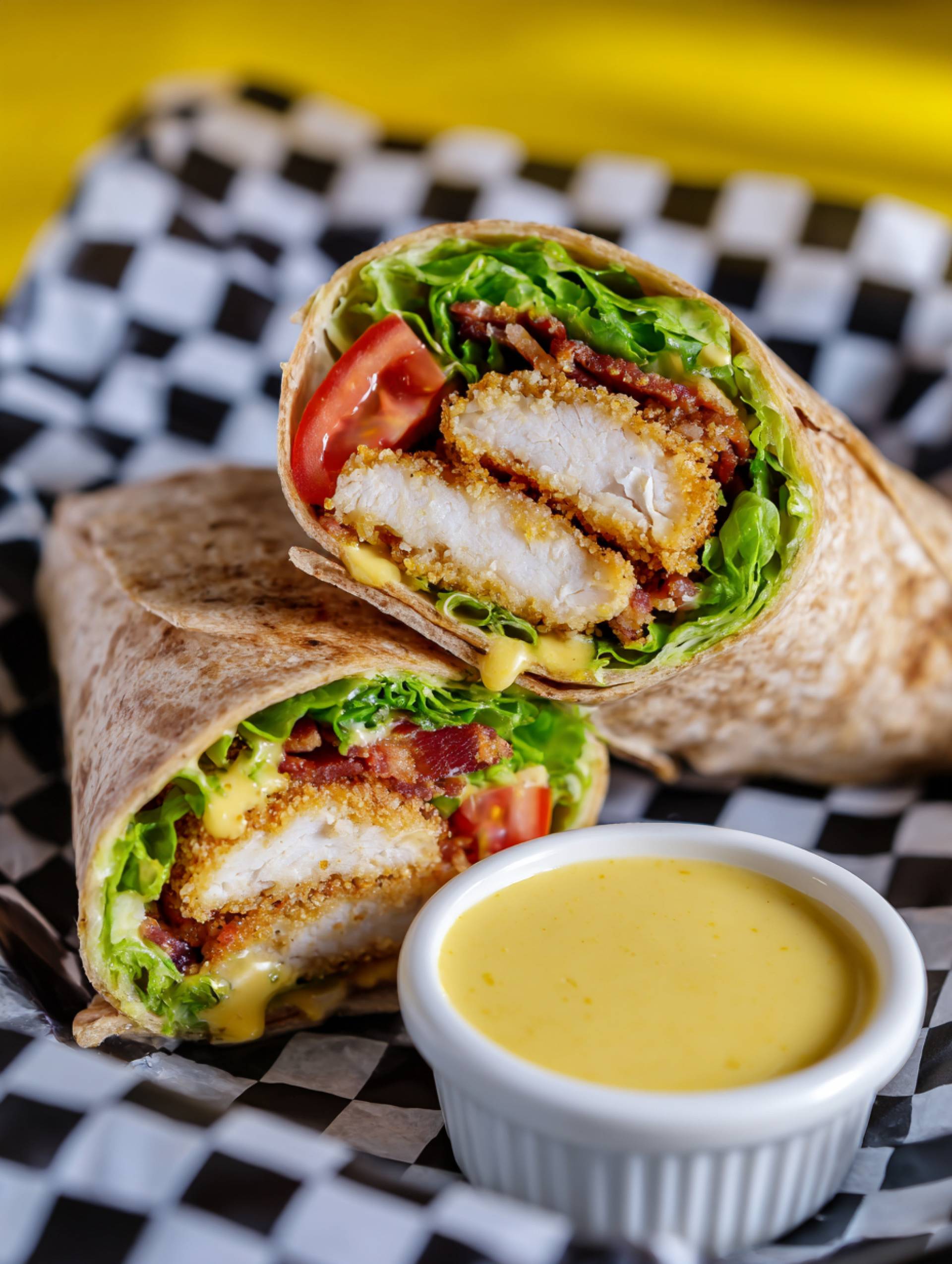 Honey Mustard Chicken Wrap