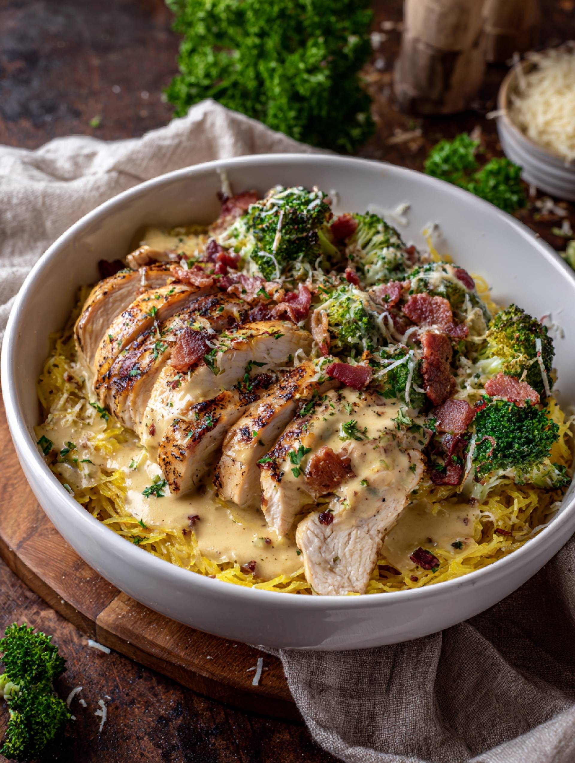 Chicken Carbonara [Low Carb]