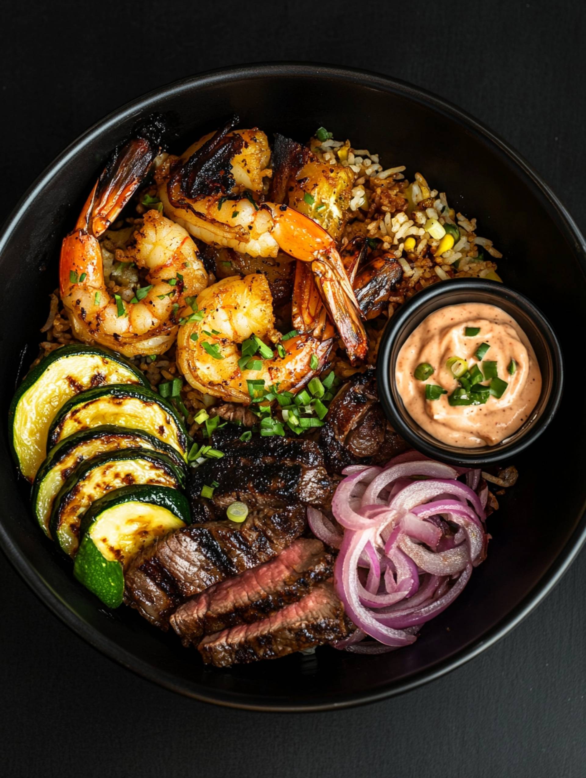Hibachi Shrimp & Steak