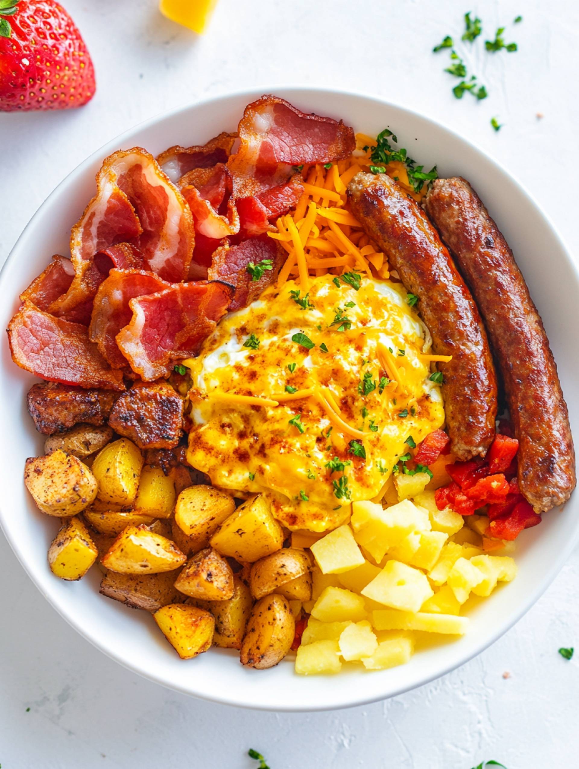 Meat Lovers Breakfast Bowl