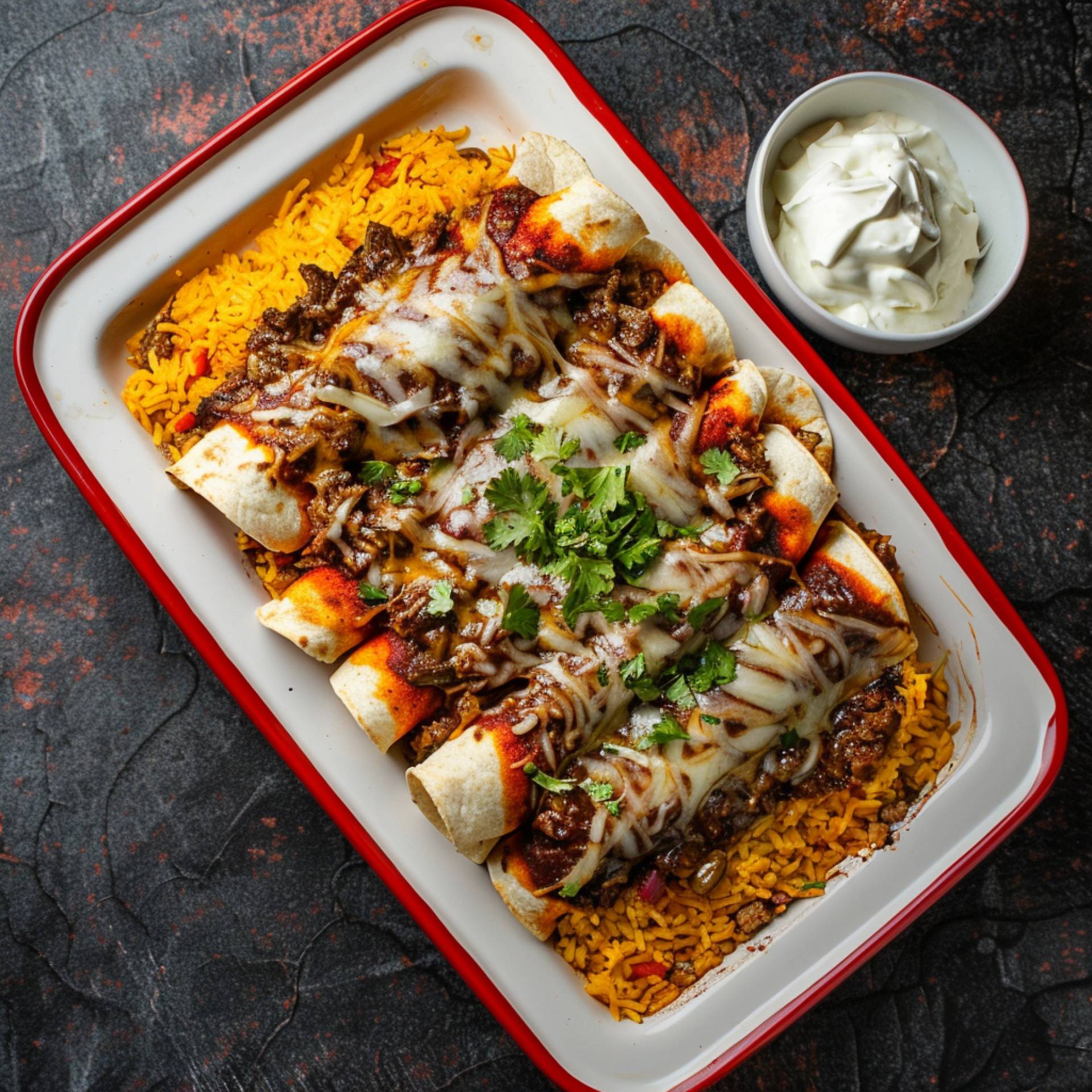 Barbacoa Enchiladas