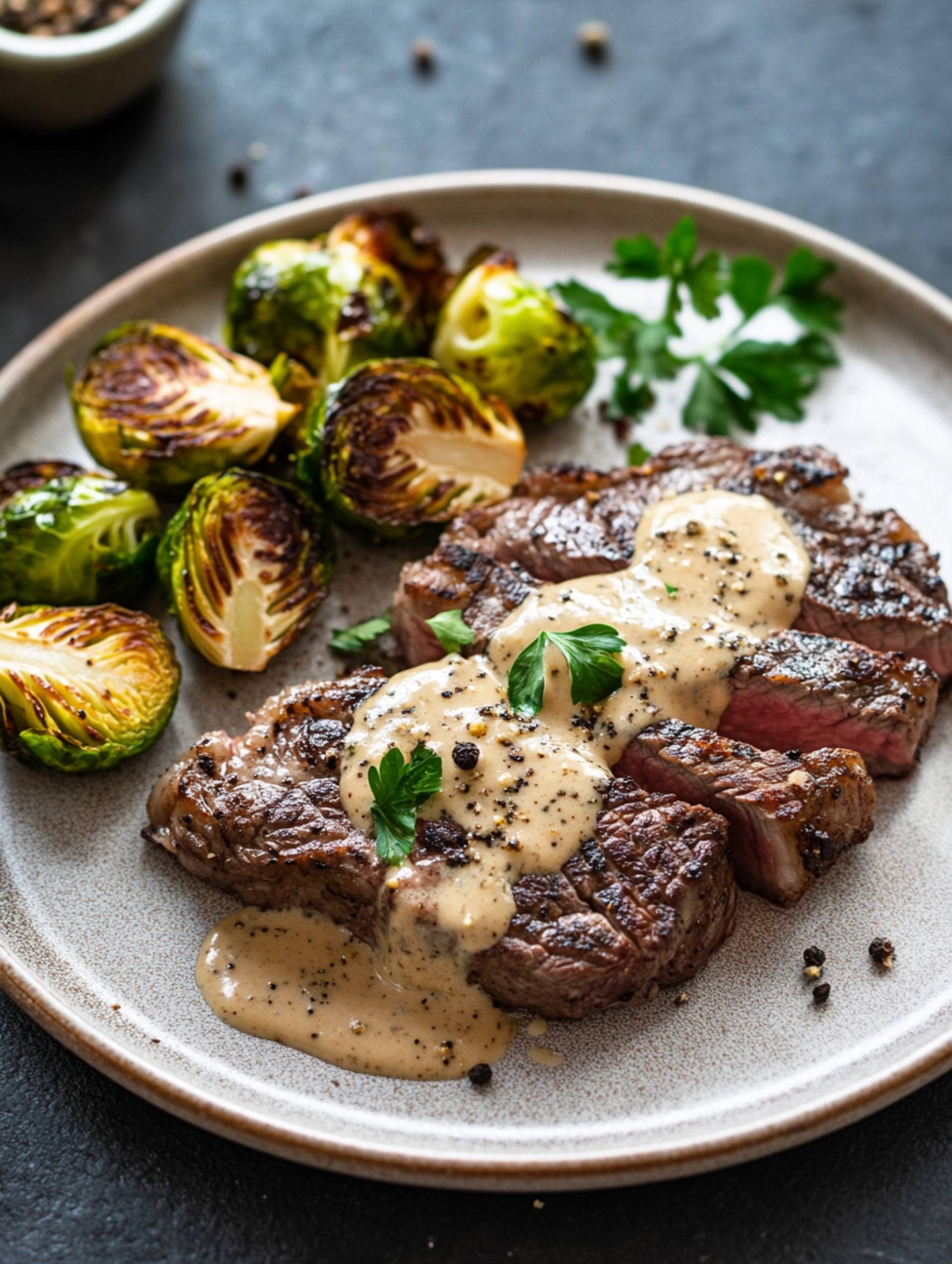 Peppercorn Steak [Low Carb]