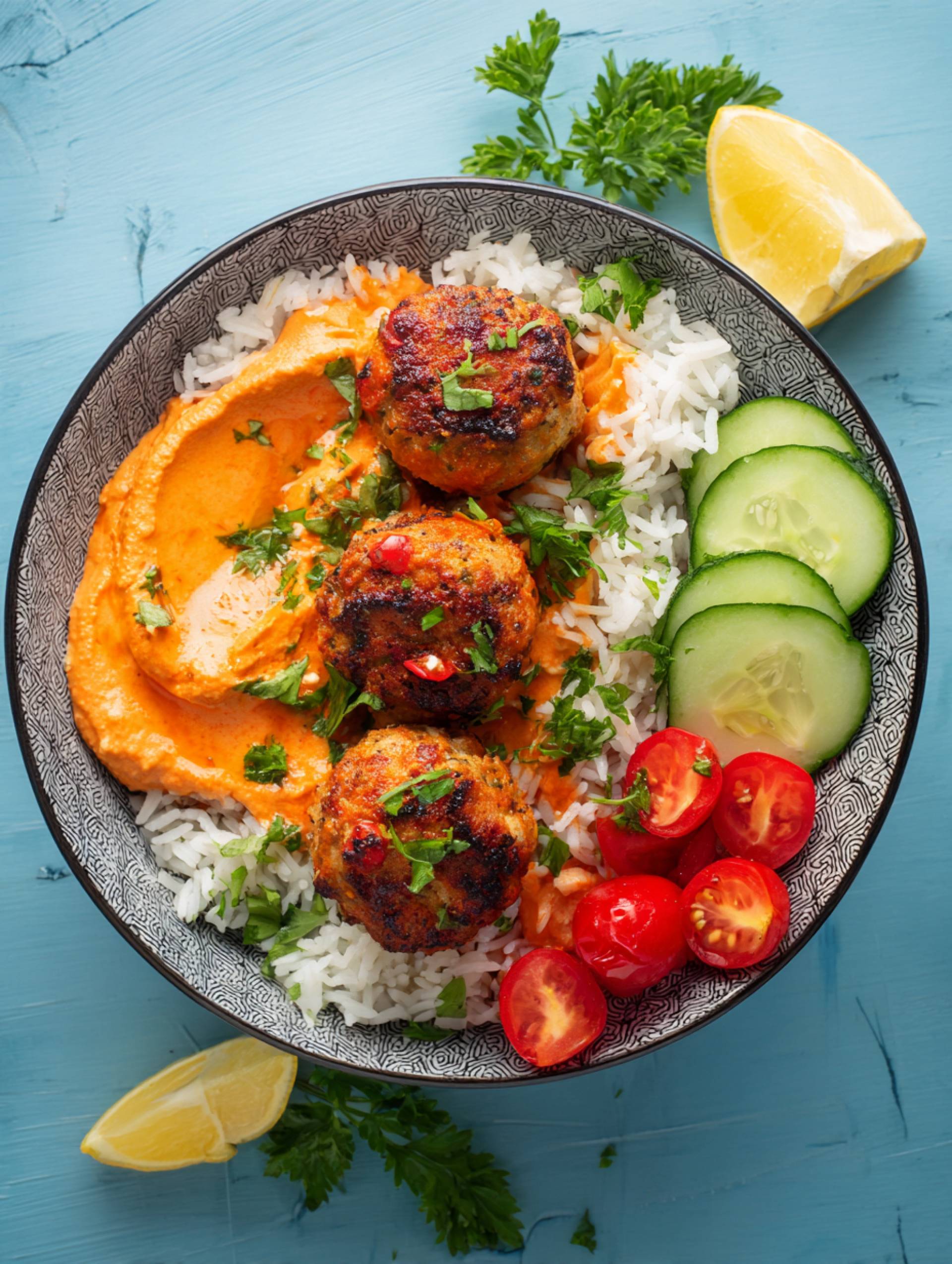 Moroccan Chicken Meatballs