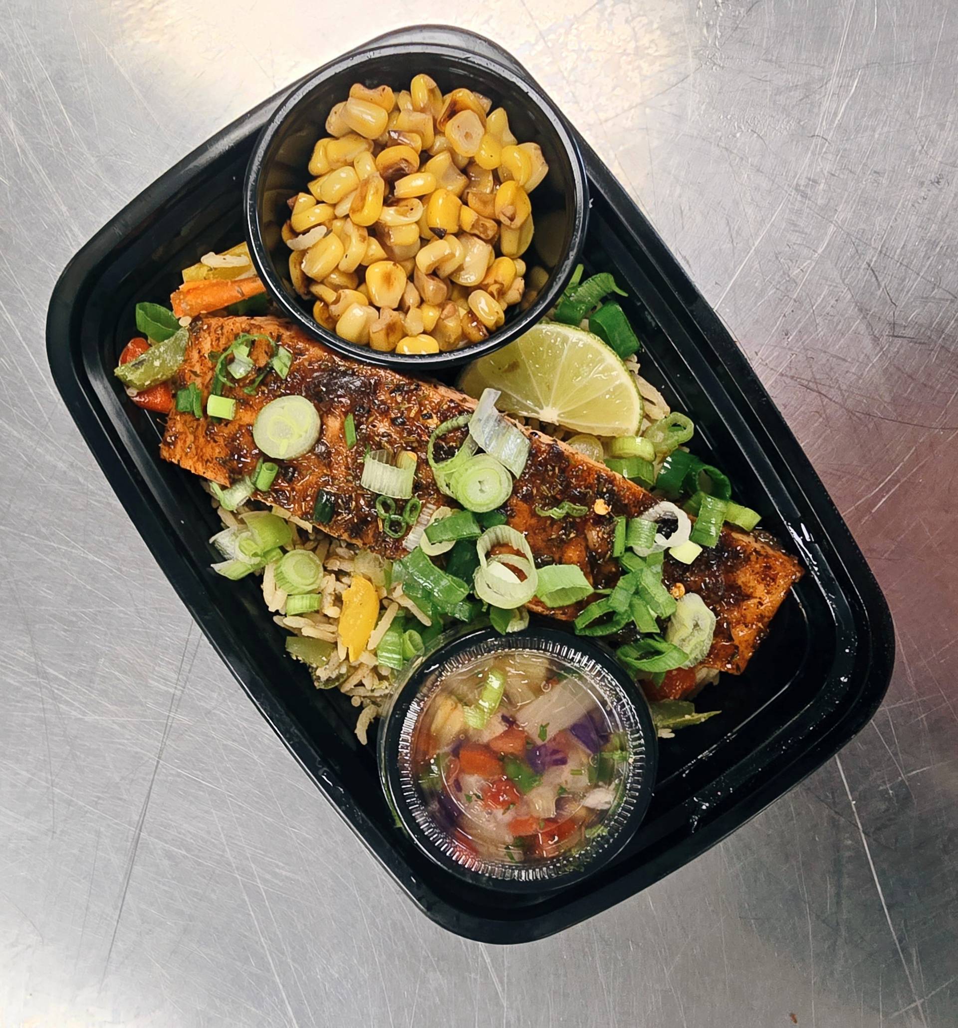 Caribbean Salmon Bowl